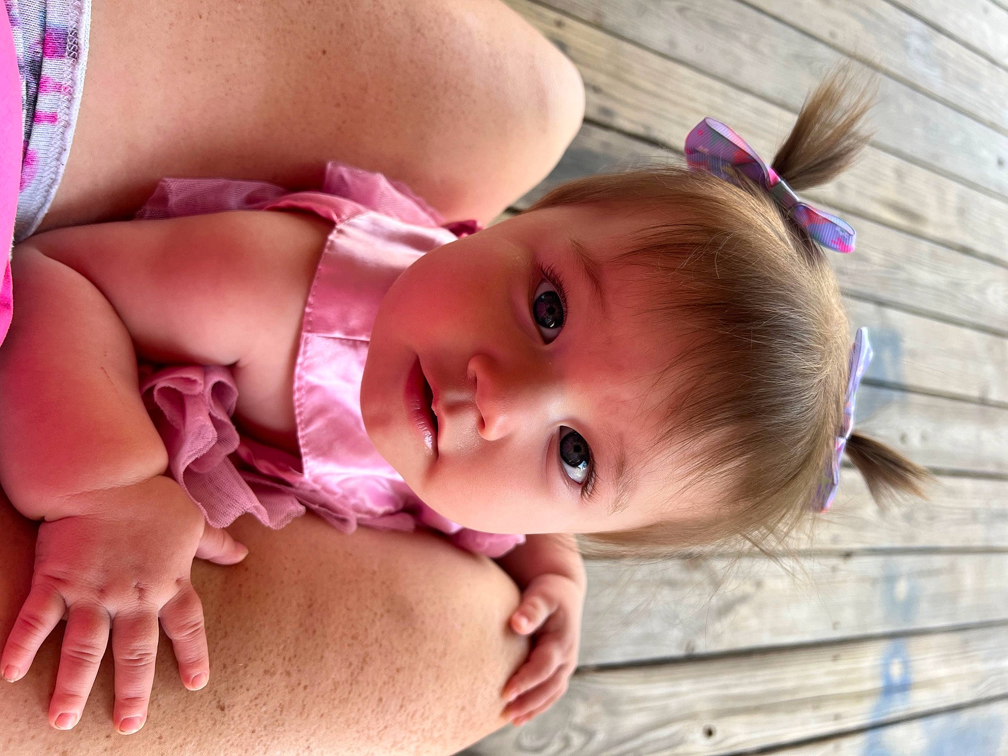 Kimberlyn joined the competition — help win amazing prizes! baby, baby_toddler_clothing, cheek, chest, child, eye, eyelash, face, grass, happy, head, lip, nose, person, pink, product, skin, smile, stomach, toddler