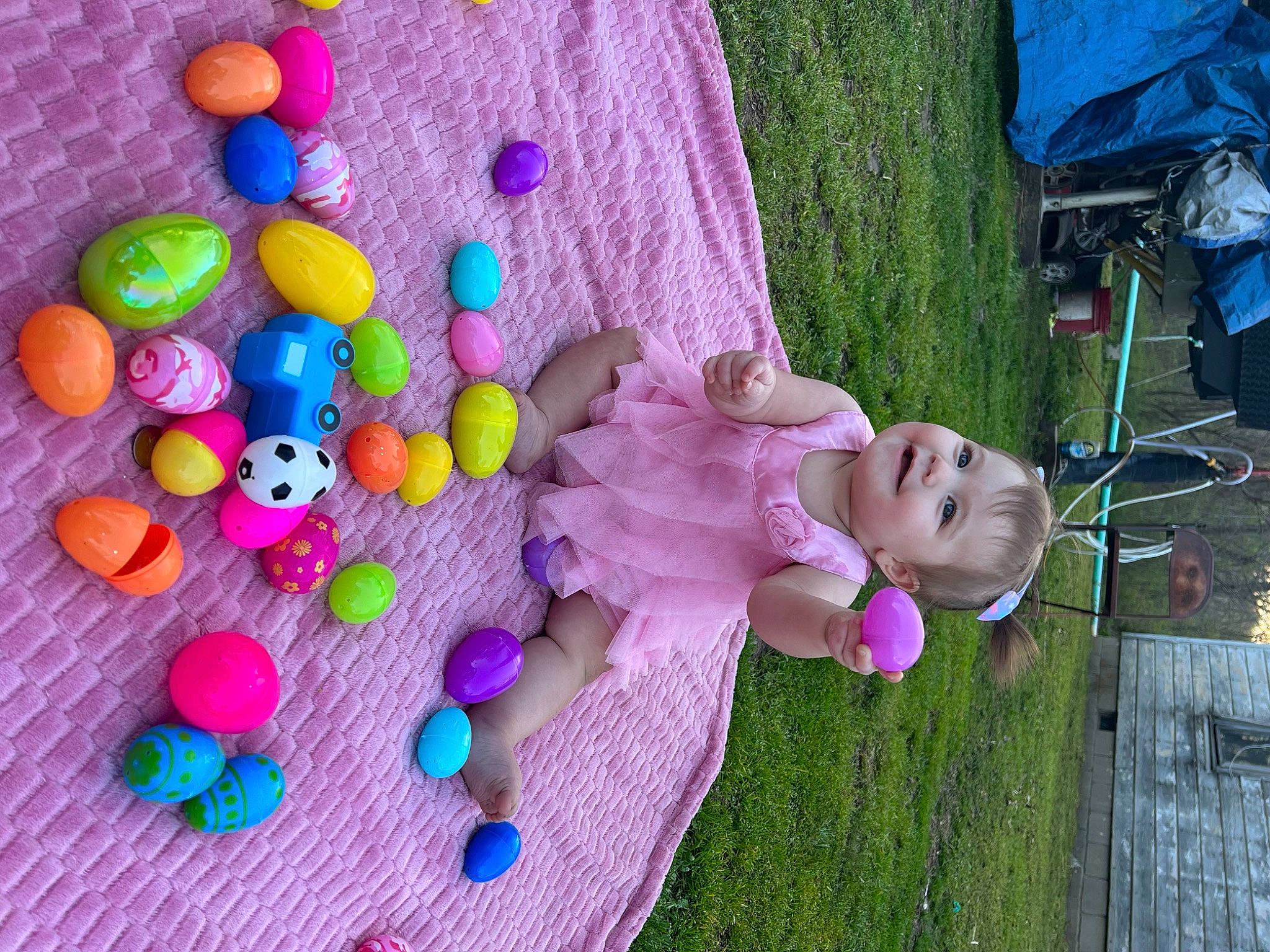 Kimberlyn joined the competition — help win amazing prizes! balloon, child, circle, event, fun, grass, happy, joy, leisure, magenta, party, party_supply, person, pink, plant, play, purple, recreation, smile, sweetness