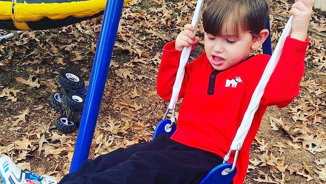 Ryan joined the competition — help win amazing prizes! blue, city, community, electric_blue, fun, grass, happy, leisure, outdoor_play_equipment, people_in_nature, person, play, recreation, sand, sitting, sleeve, soil, t_shirt, toddler, wood