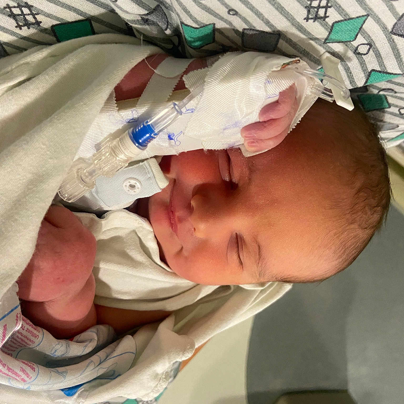 Ryker joined the competition — help win amazing prizes! baby, baby_products, baby_toddler_clothing, cheek, chest, child, chin, comfort, elbow, happy, hat, headgear, linens, mouth, pattern, skin, sleeve, smile, toddler, vacation