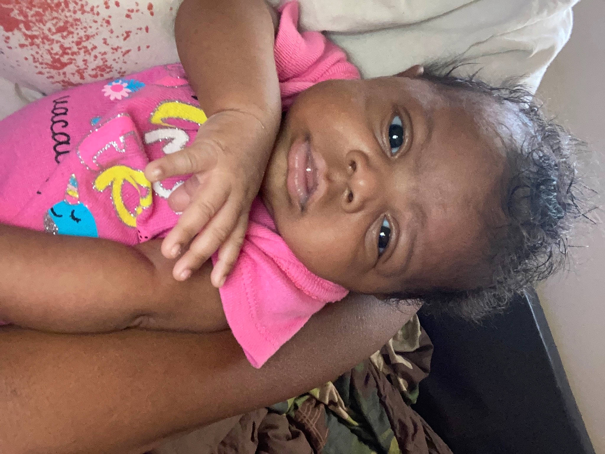 Imani is registered to the contest to win money with this photo: arm, black_hair, cheek, dress, eyebrow, eyelash, finger, fun, happy, hat, human_body, iris, lip, mouth, nail, neck, nose, person, pink, skin