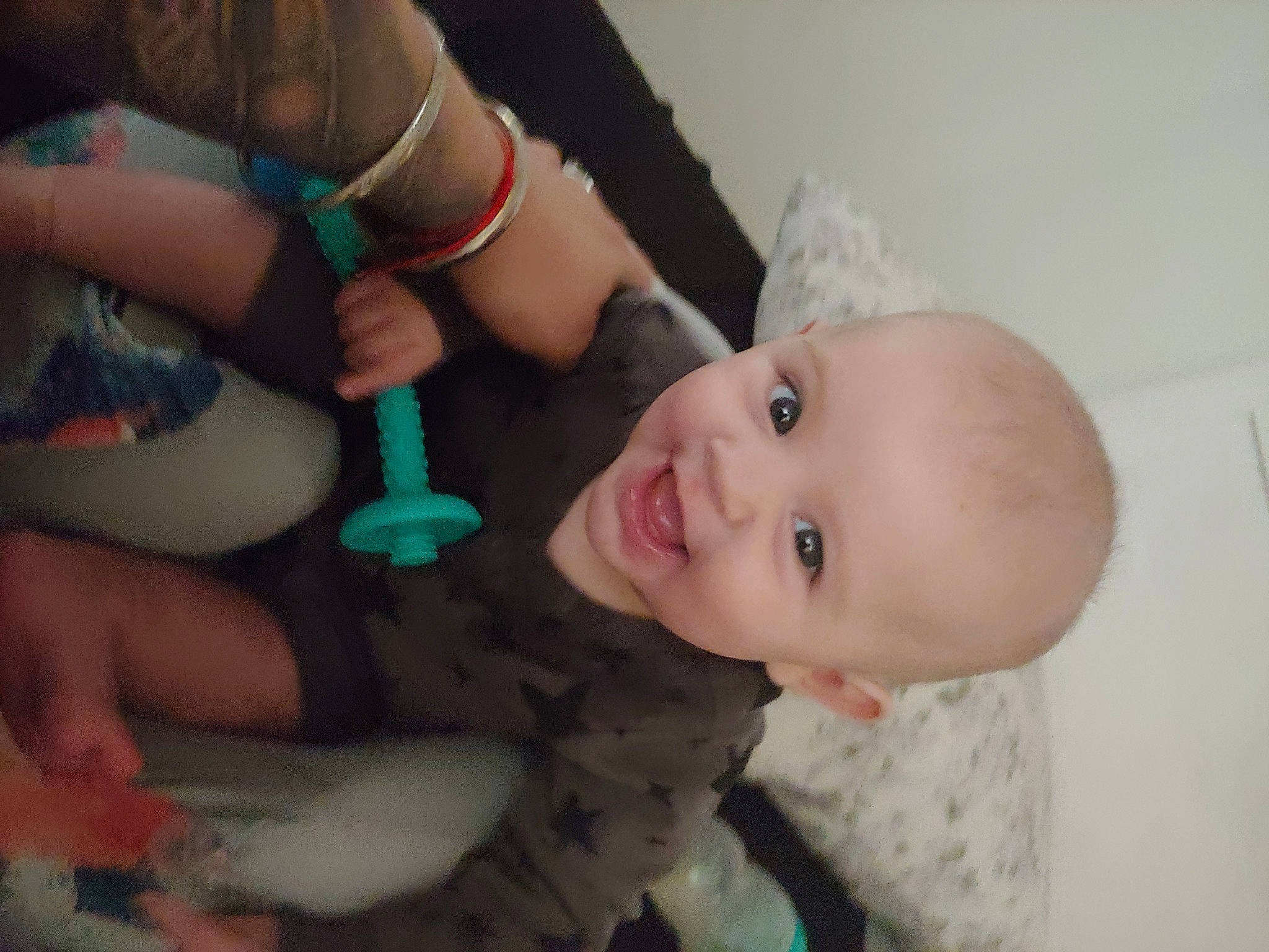 Diamond is registered to the contest to win money with this photo: baby_toddler_clothing, cheek, eye, eyebrow, facial_expression, finger, gesture, hairstyle, hand, happy, human_body, iris, lip, mouth, nose, person, pink, product, skin, smile