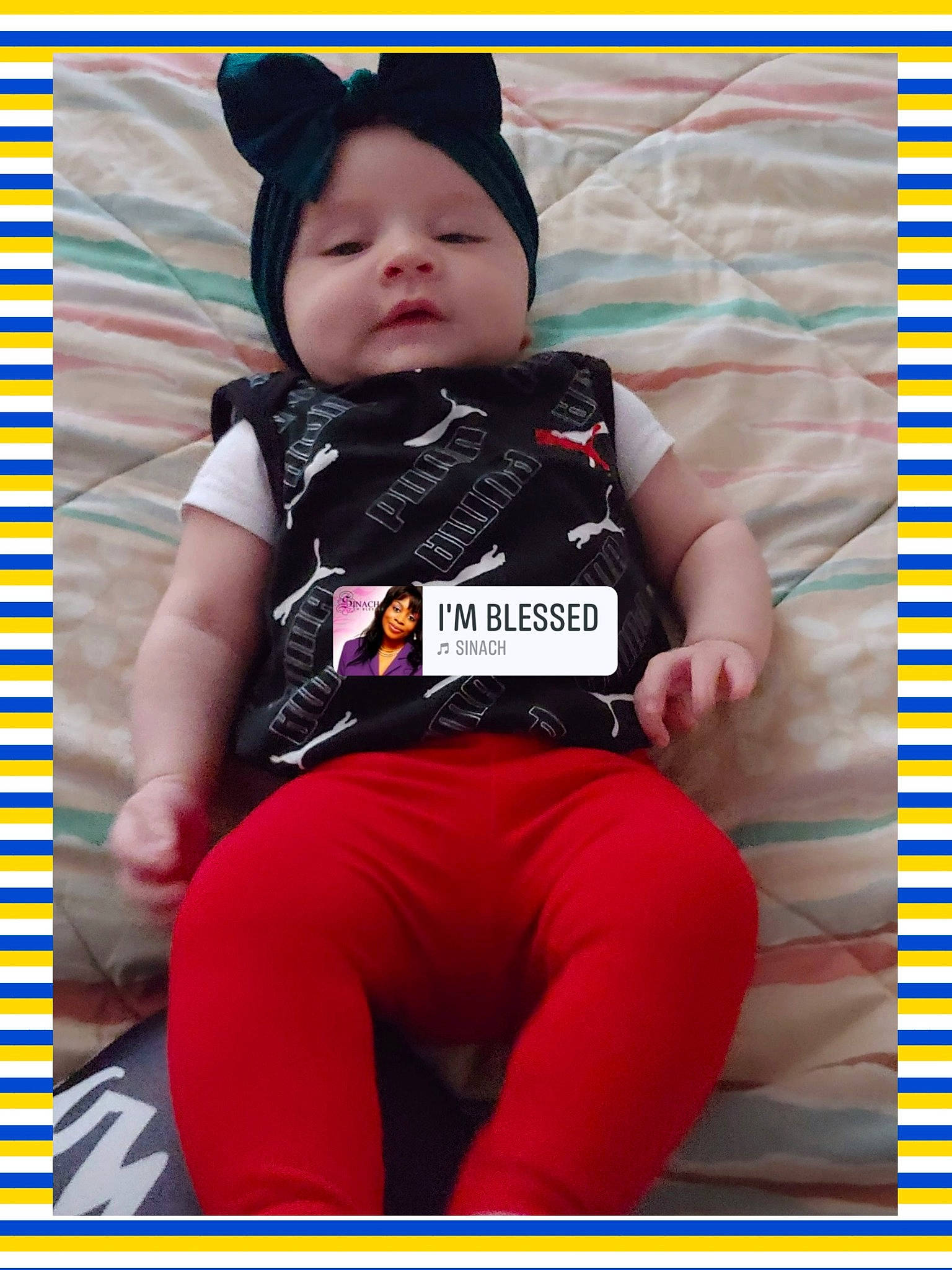 Diamond is registered to the contest to win money with this photo: baby, baby_toddler_clothing, beauty, child, comfort, flash_photography, font, happy, hat, headwear, joy, magenta, pattern, person, photo_caption, pink, product, rectangle, sitting, sleeve