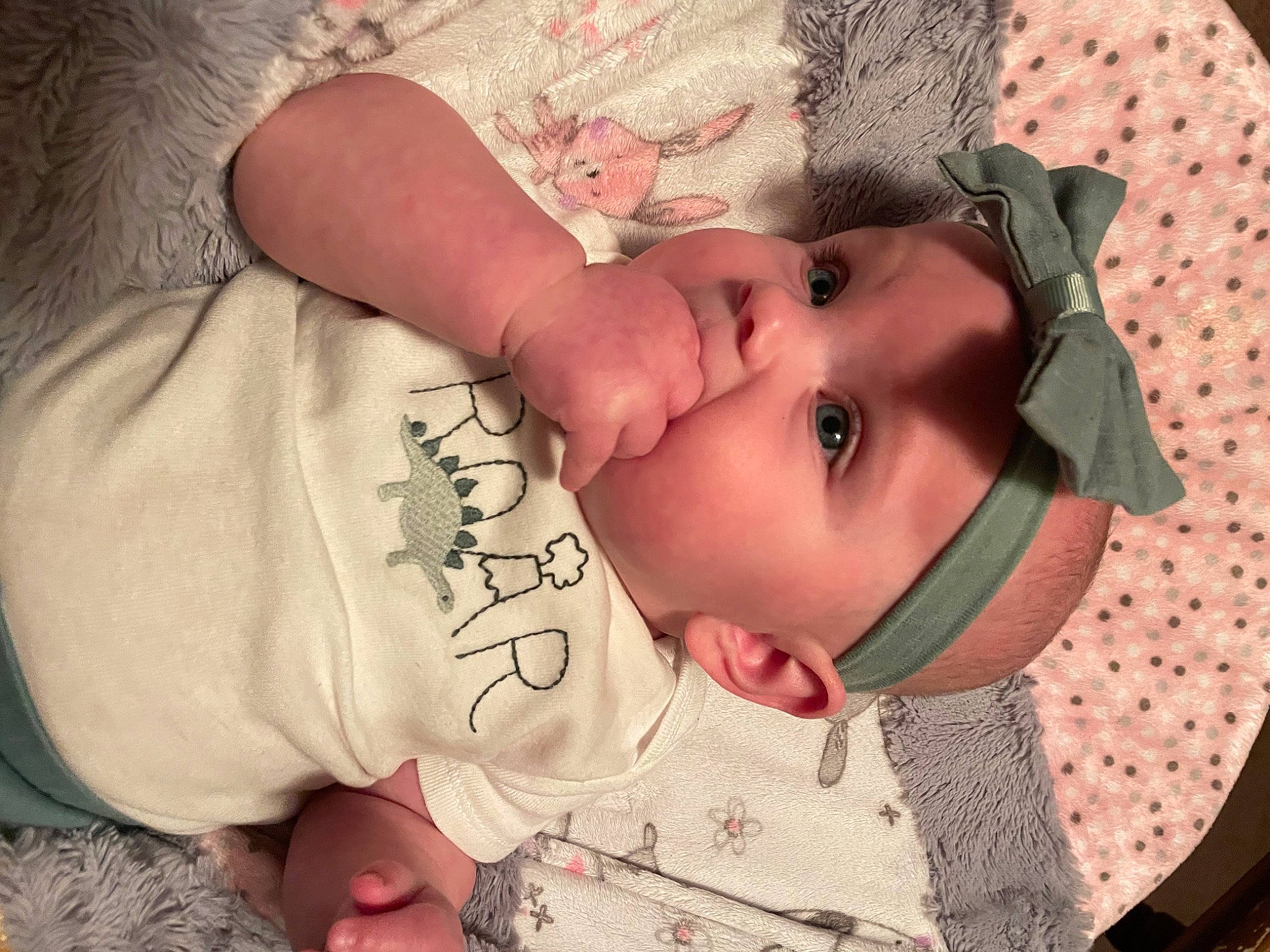 Prudence joined the competition — help win amazing prizes! baby, baby_toddler_clothing, cheek, chin, comfort, eye, eyebrow, eyelash, face, finger, head, headwear, human_body, iris, lip, mouth, nose, person, skin, sleeve