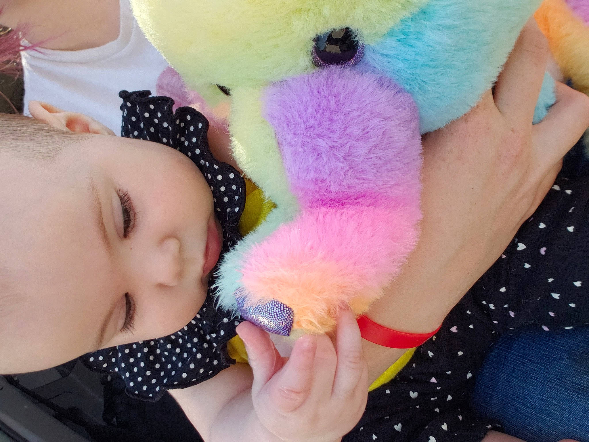 Elizabeth joined the competition — help win amazing prizes! baby, baby_toddler_clothing, blue, comfort, ear, eyelash, finger, gesture, hand, happy, nail, nose, person, pink, product, purple, skin, textile, thumb, toy