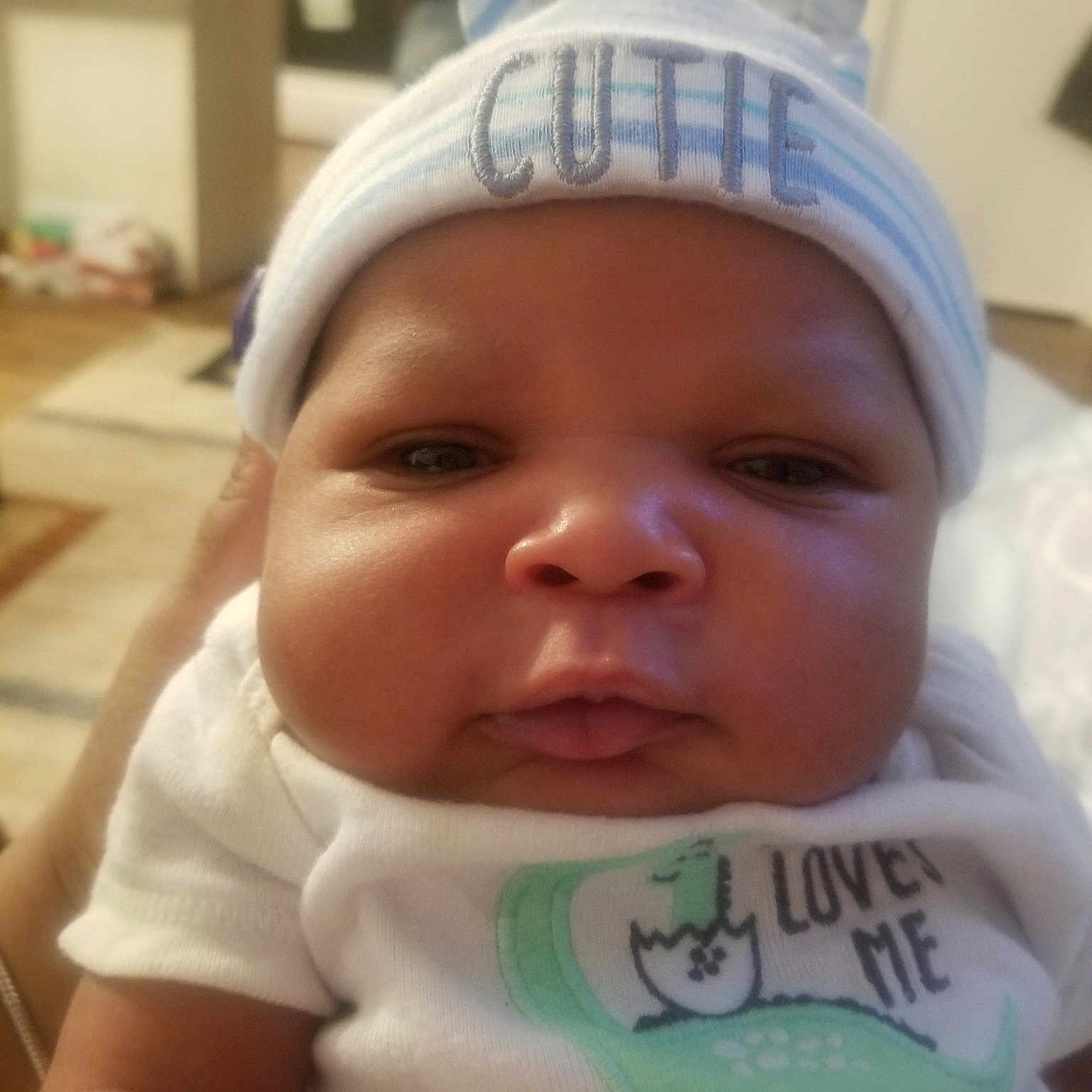 Naseer joined the competition — help win amazing prizes! baby, birth, cheek, child, eyebrow, face, forehead, head, headgear, lip, person, skin, smile, toddler