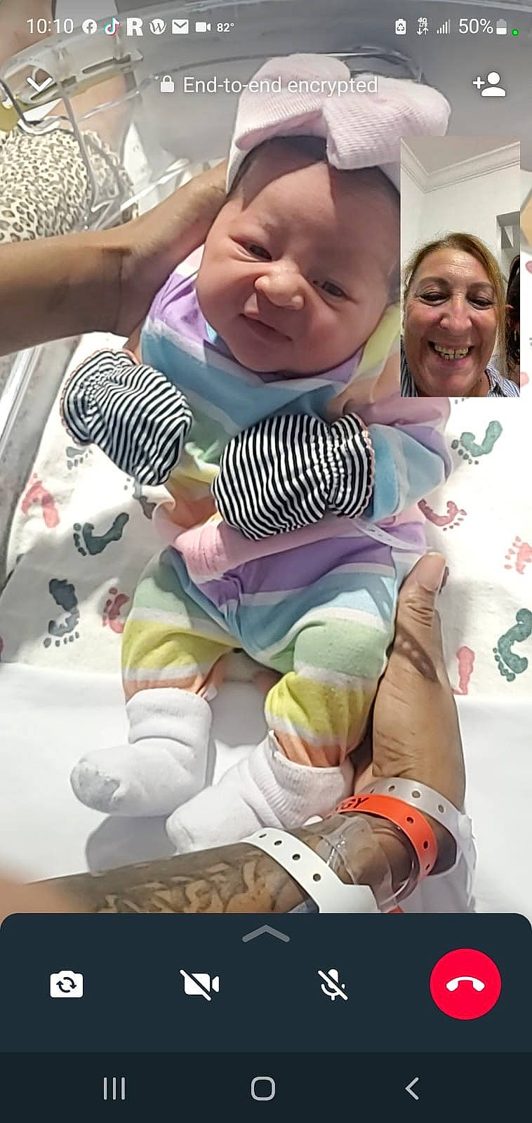 Khaleesi joined the competition — help win amazing prizes! baby, baby_toddler_clothing, comfort, face, fun, gesture, happy, head, human, joy, knee, mammal, person, photograph, pink, product, smile, snapshot, sock, thigh