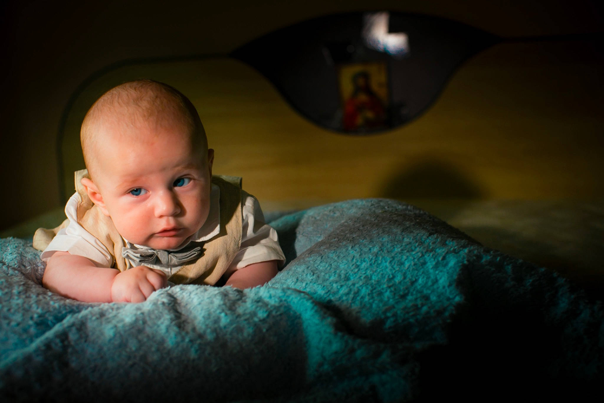 Arian joined the competition — help win amazing prizes! baby, baby_toddler_clothing, bedtime, cheek, comfort, couch, darkness, flash_photography, fun, grass, happy, iris, linens, mouth, nose, person, portrait_photography, room, sitting, toddler