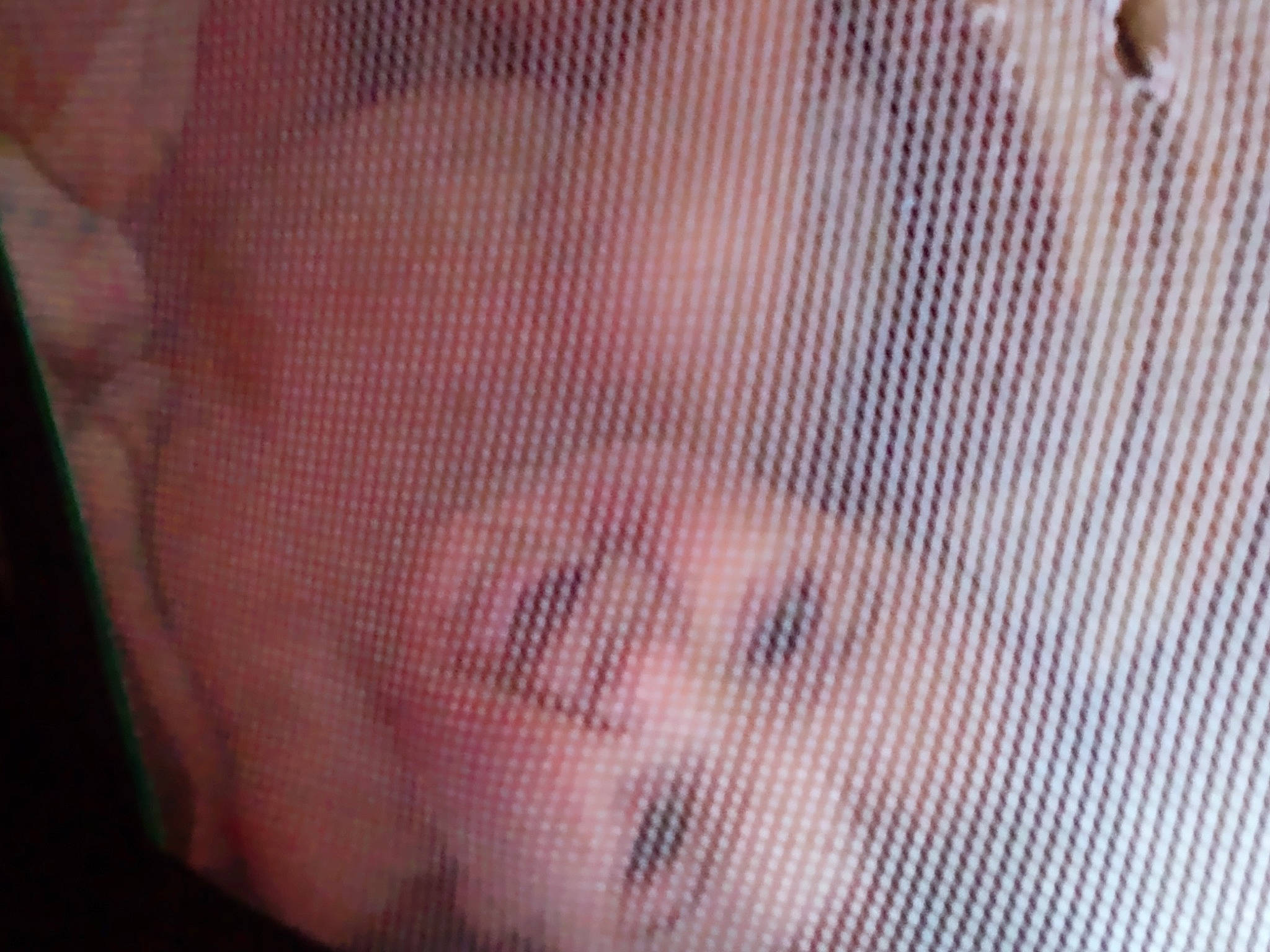 Angelo is registered to the contest to win money with this photo: art, chest, child, circle, eye, eyelash, flesh, font, magenta, mesh, net, pattern, peach, person, room, visual_arts, wood