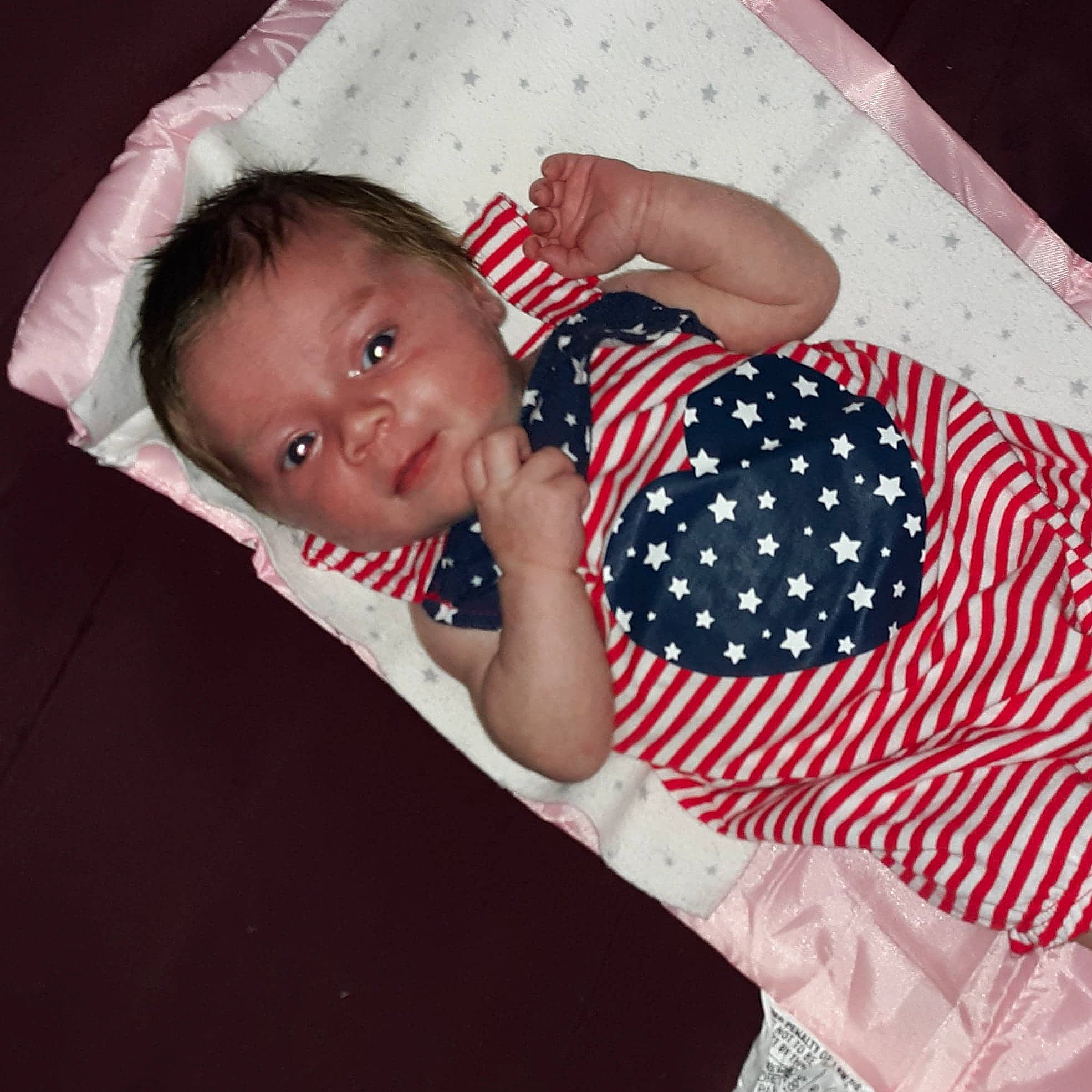 Laynee is registered to the contest to win money with this photo: baby, baby_products, baby_toddler_clothing, bedding, child, design, happy, linens, pattern, person, product, smile, textile, toddler