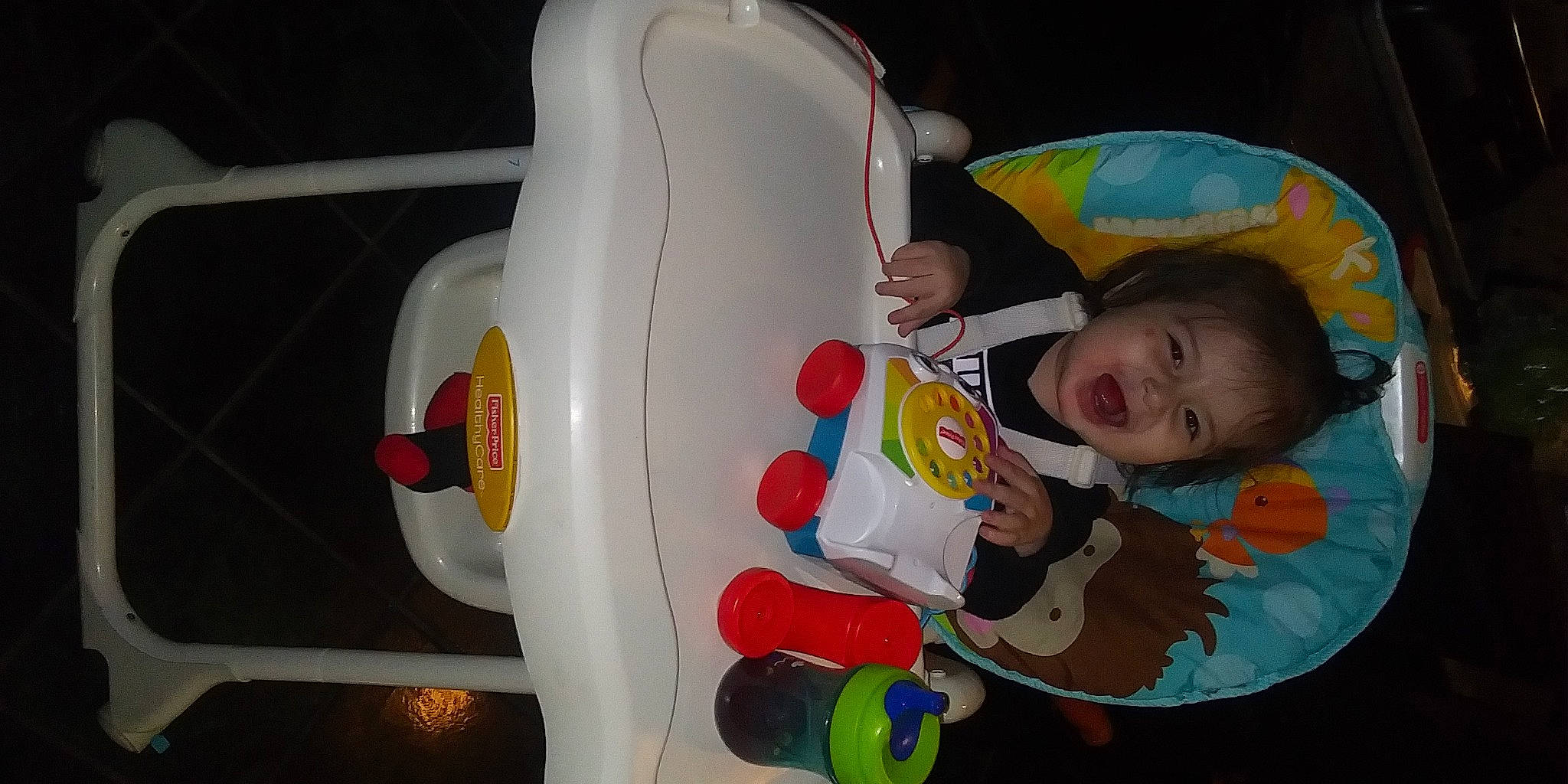 Salvador is registered to the contest to win money with this photo: baby, baby_products, baby_safety, baby_toddler_clothing, baby_toys, chair, child, circle, comfort, event, fun, gas, happy, person, plastic, play, room, smile, toddler, toy