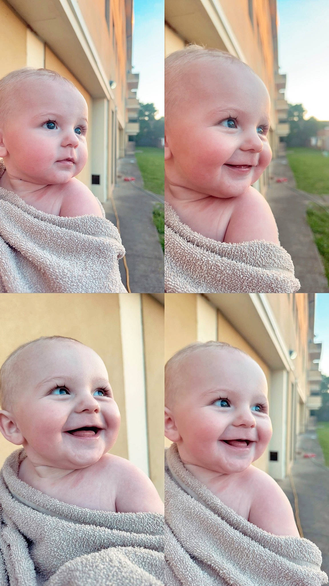 Kyson joined the competition — help win amazing prizes! azure, blue, cheek, chin, eye, eyelash, face, facial_expression, head, human, jaw, joy, lip, nose, organ, person, photograph, plant, product, skin