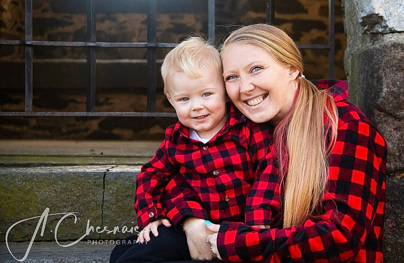 Cayden joined the competition — help win amazing prizes! child, eye, face, facial_expression, flash_photography, fun, grass, happy, human_body, iris, joy, leisure, outerwear, pattern, people_in_nature, person, plaid, red, smile, tartan