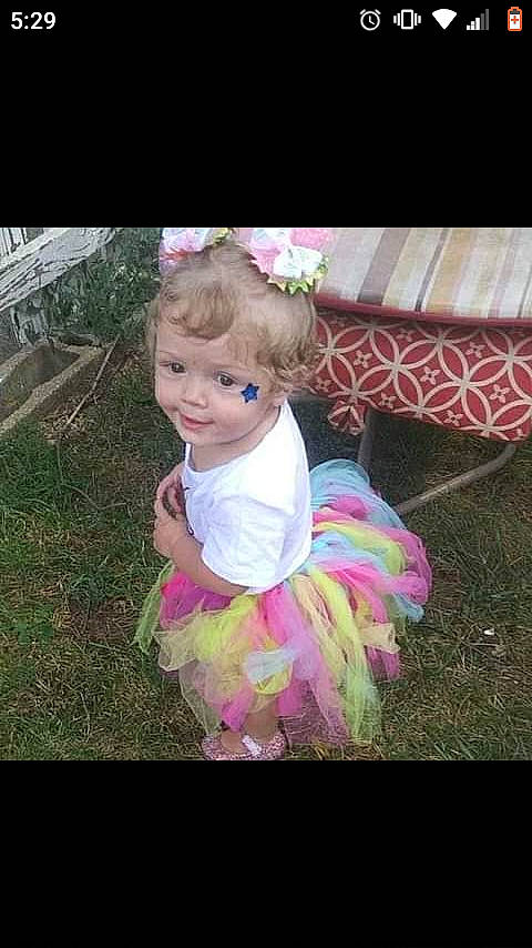 Brooklynn is registered to the contest to win money with this photo: baby, baby_toddler_clothing, ballet_tutu, child, child_model, costume, costume_accessory, embellishment, hair_accessory, happy, lavender, mammal, person, pink, toddler