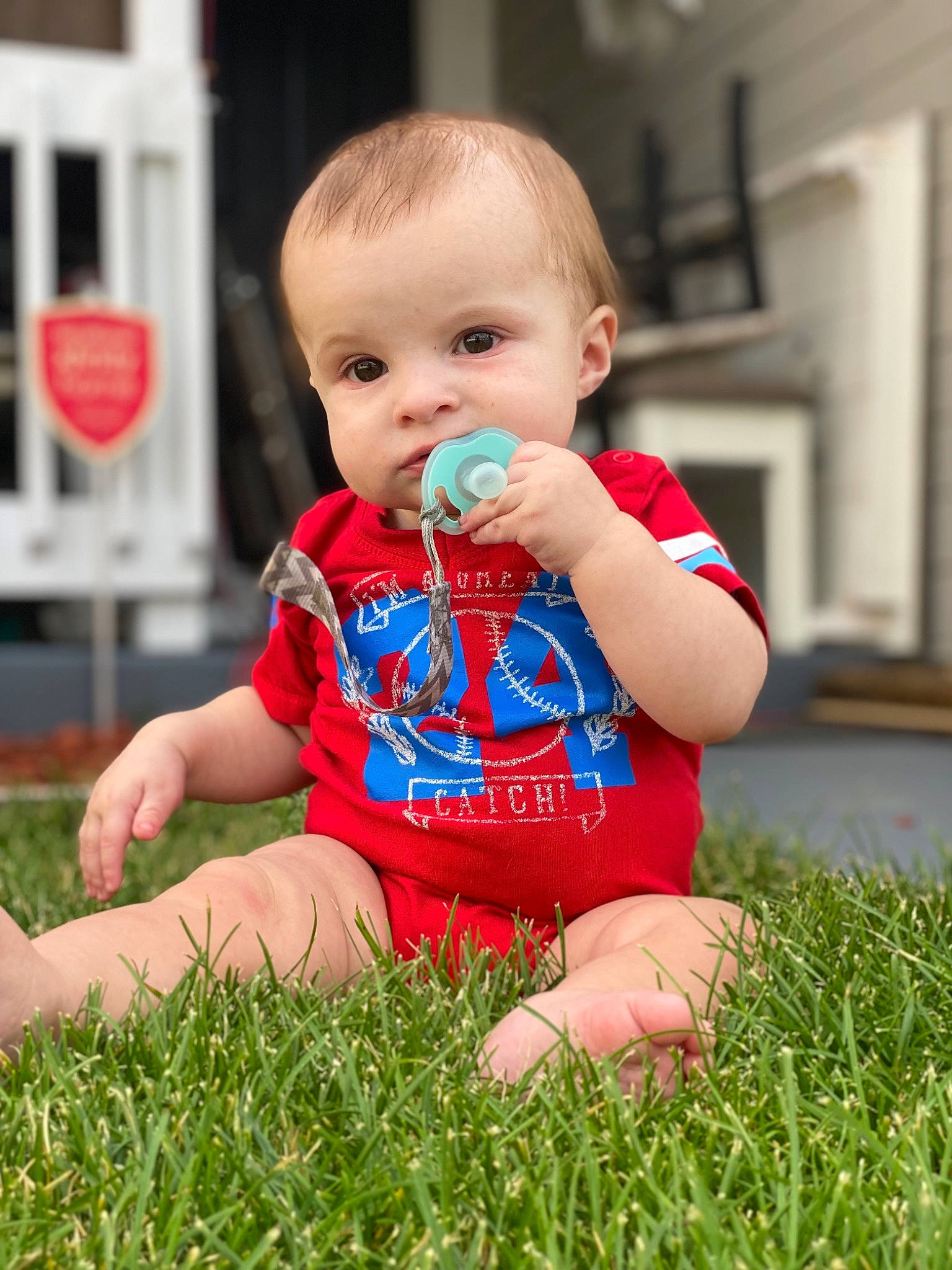 Braylyn joined the competition — help win amazing prizes! baby, baby_toddler_clothing, cheek, child, dress, flooring, fun, grass, grass_family, happy, lawn, leisure, people_in_nature, person, photograph, plant, skin, sleeve, summer, t_shirt