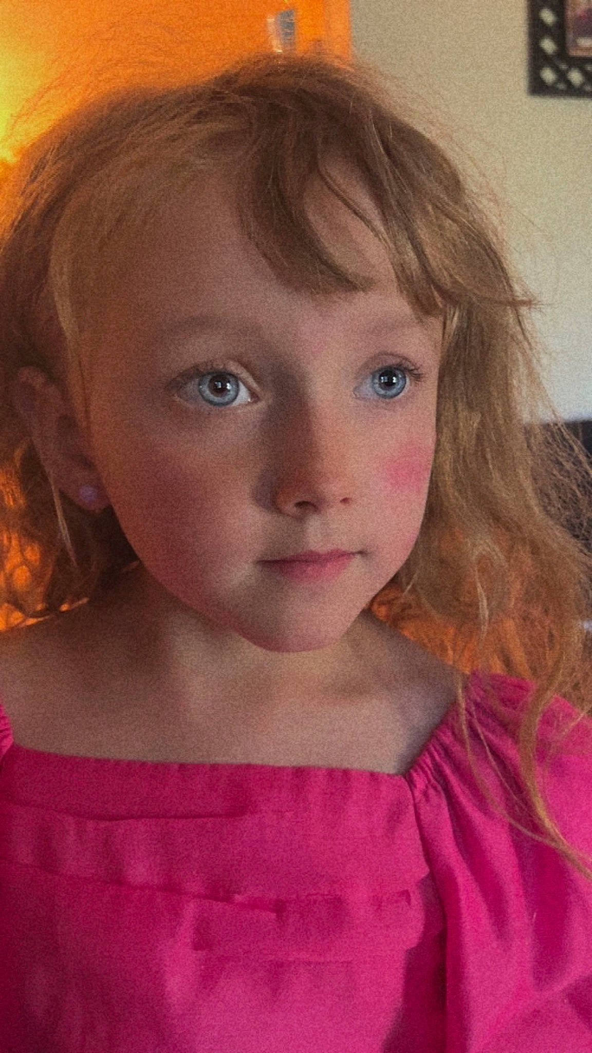 Emberly is registered to the contest to win money with this photo: cheek, chin, cool, eye, eyebrow, eyelash, face, forehead, hairstyle, happy, head, iris, jaw, lip, mouth, neck, nose, person, pink, shoulder