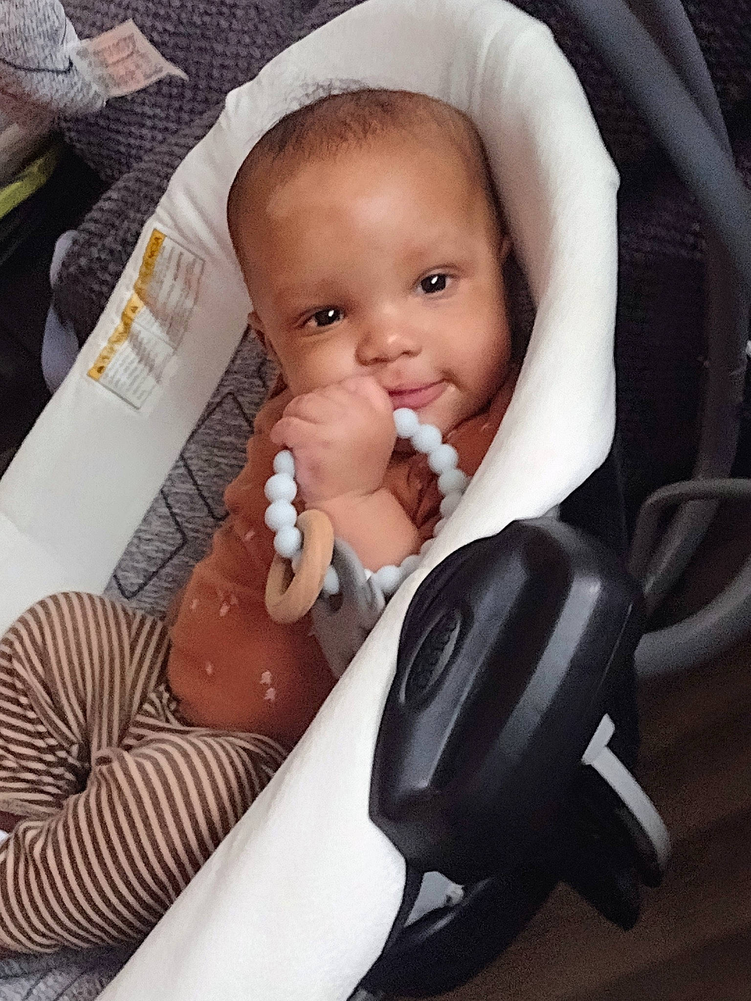 Kairo joined the competition — help win amazing prizes! auto_part, baby, baby_carriage, baby_in_car_seat, baby_products, baby_safety, baby_toddler_clothing, car_seat, cheek, child, comfort, eyelash, finger, flash_photography, mouth, nail, person, sitting, steering_wheel, thumb