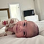 Jax joined the competition — help win amazing prizes! baby, smiling, bed, white, pajamas, face, room, mirror, door, dresser, television, furniture, head, skin, child, indoor, person, sleepwear, happy, lying_down