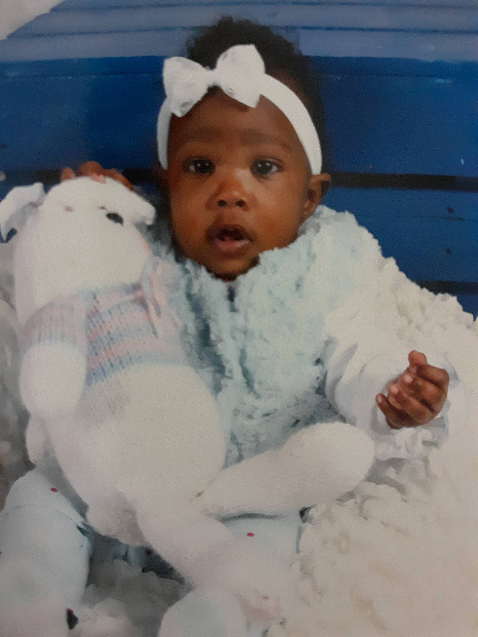 Caleesi is registered to the contest to win money with this photo: baby, child, head, headwear, person, toddler