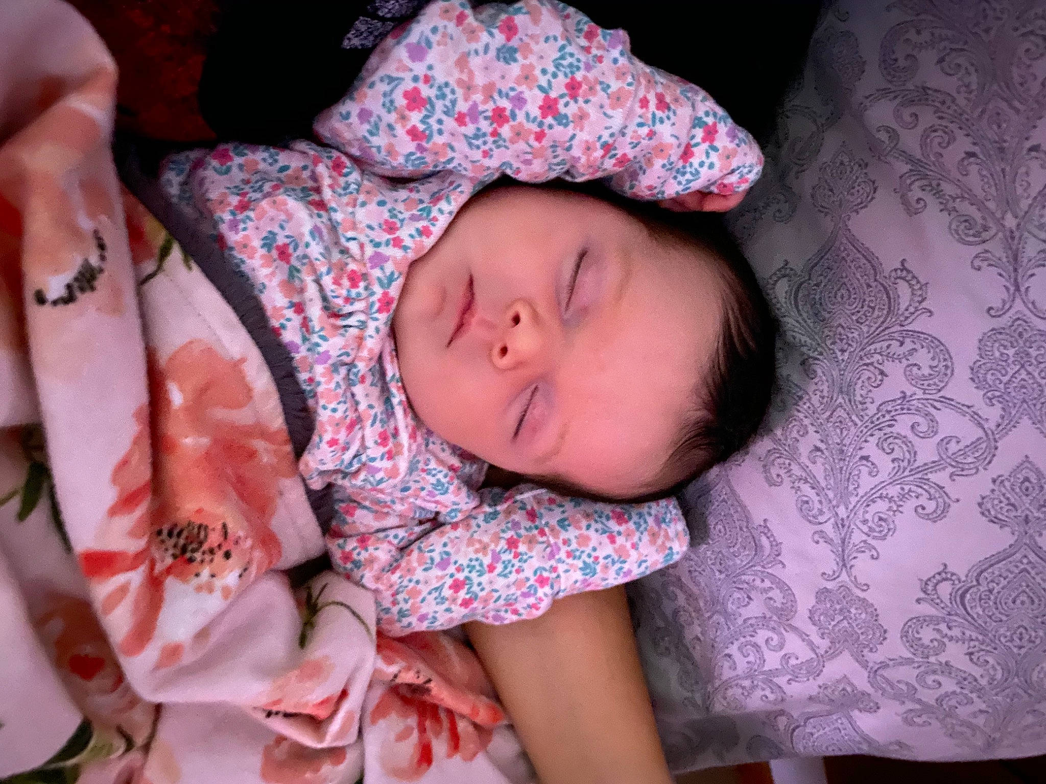 Alaya is registered to the contest to win money with this photo: baby, bedtime, cheek, child, nap, person, pink, skin, sleep, toddler