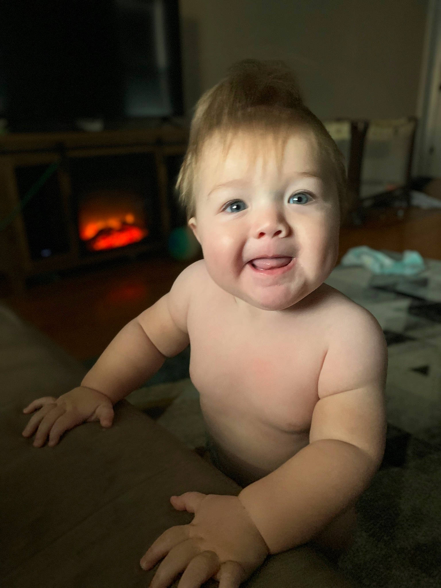 Griffin joined the competition — help win amazing prizes! cheek, chin, eye, eyebrow, face, facial_expression, finger, flash_photography, gesture, hair, head, human_body, iris, lip, mouth, muscle, neck, nose, person, skin