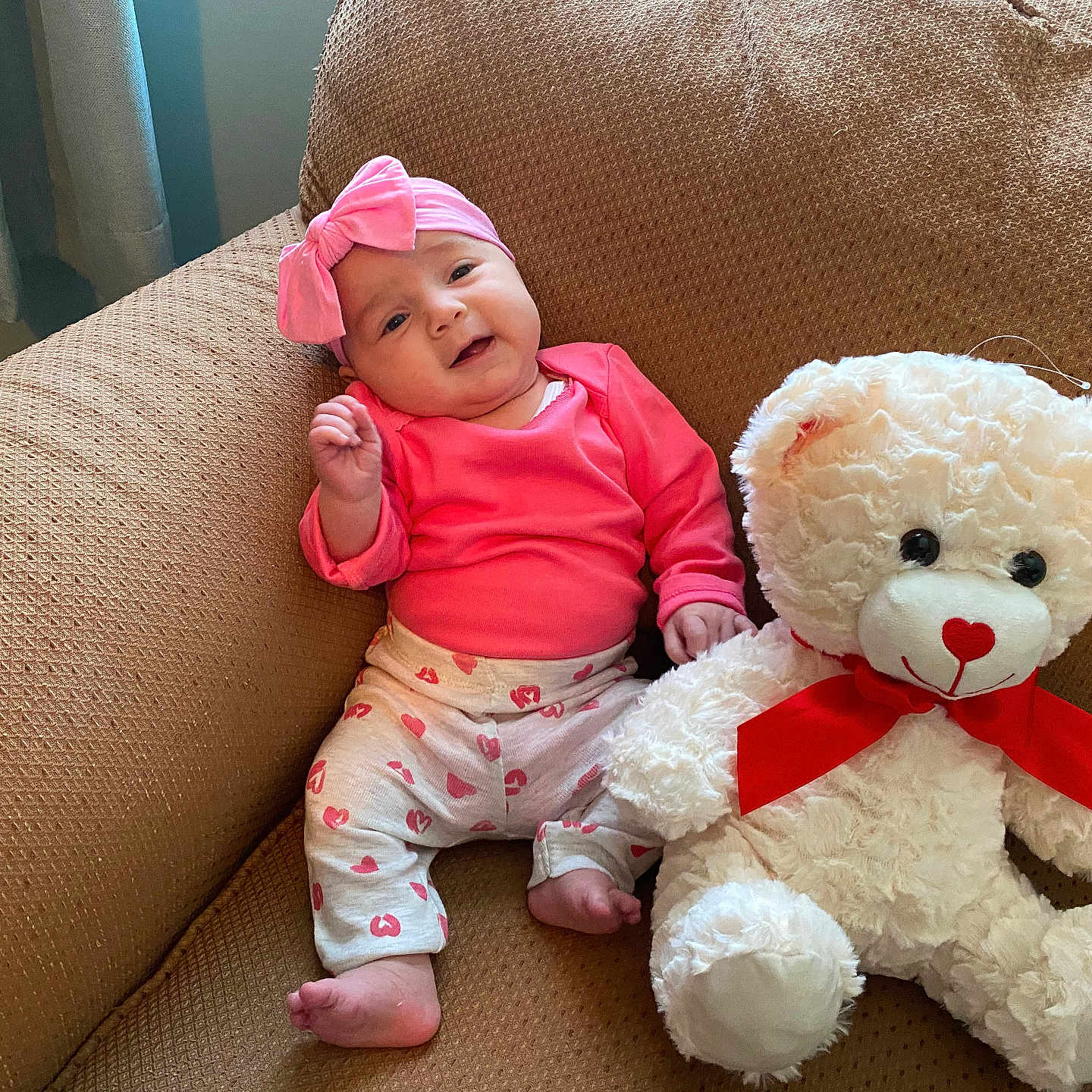 Gianna joined the competition — help win amazing prizes! accessories, architecture, baby, ball, baseballcap, bed, bedroom, blanket, bodypart, bonnet, building, cap, chair, clothing, costume, couch, crib, cushion, diaper, dress