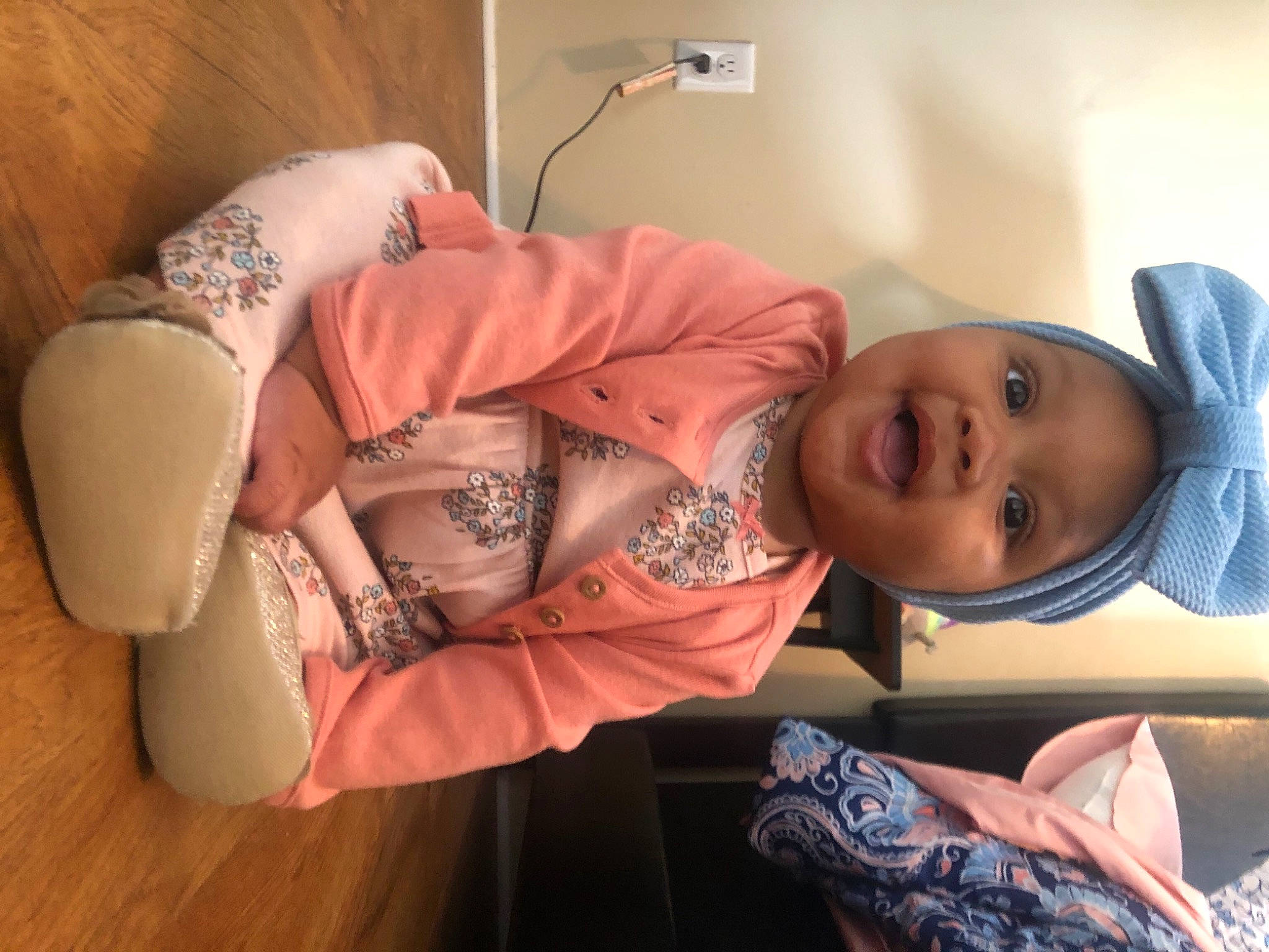 Dalilah joined the competition — help win amazing prizes! baby, birth, cheek, child, childbirth, comfort, headwear, hospital, person, skin, toddler