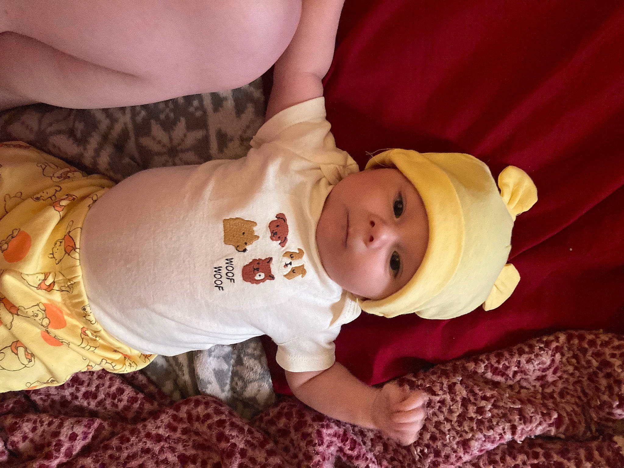 Kaius joined the competition — help win amazing prizes! abdomen, baby, baby_products, baby_toddler_clothing, cheek, chest, child, comfort, couch, eye, fun, hat, headwear, pattern, person, room, sitting, skin, sleeve, smile
