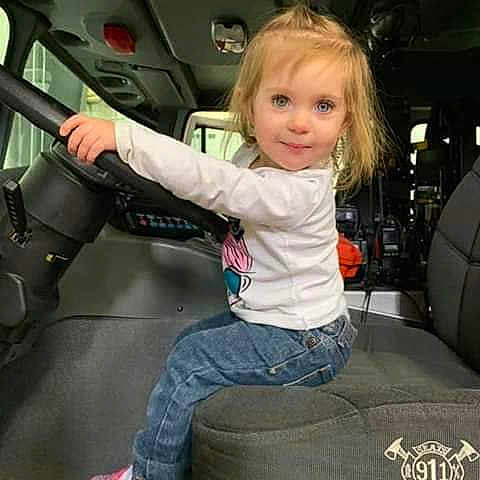 Zayleigh joined the competition — help win amazing prizes! auto_part, blond, bumper, car, car_seat, cheek, child, city_car, driving, family_car, luxury_vehicle, person, photography, toddler, vehicle, vehicle_door