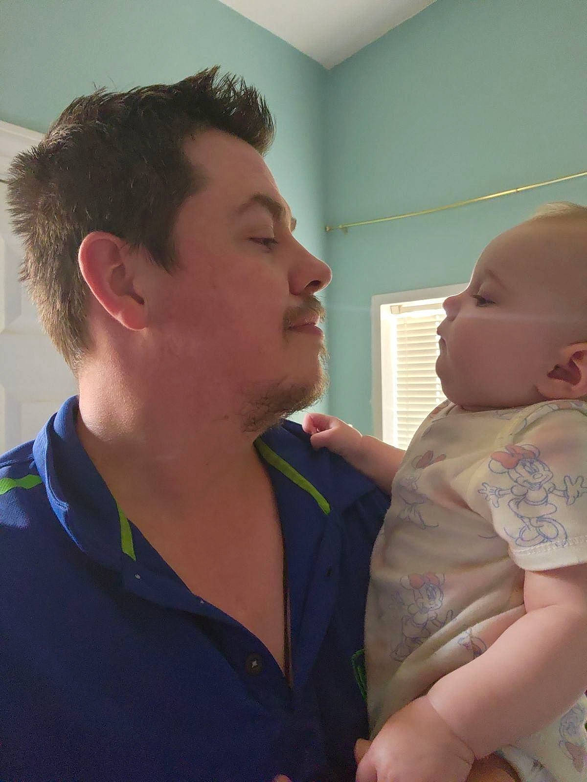 Izabella Jay Riddle is registered to the contest to win money with this photo: abdomen, baby, cheek, chest, chin, ear, eyelash, forehead, fun, gesture, hairstyle, happy, mouth, neck, nose, person, room, skin, t_shirt, thumb