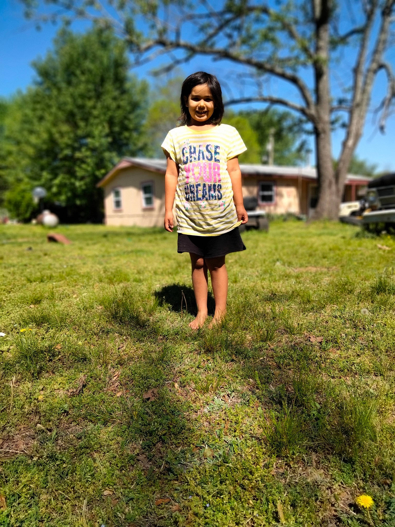 Ketaeyah joined the competition — help win amazing prizes! fun, grass, grass_family, grassland, happy, joy, landscape, leisure, mammal, meadow, people_in_nature, person, plant, recreation, rural_area, shorts, sky, summer, t_shirt, toddler