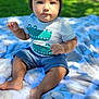 Dominic is registered to the contest to win money with this photo: baby, child, toddler, sitting, outdoor, blanket, grass, shirt, crocodile, shorts, barefoot, sunlight, portrait, cute, young, innocent, nature, soft, daytime, playful
