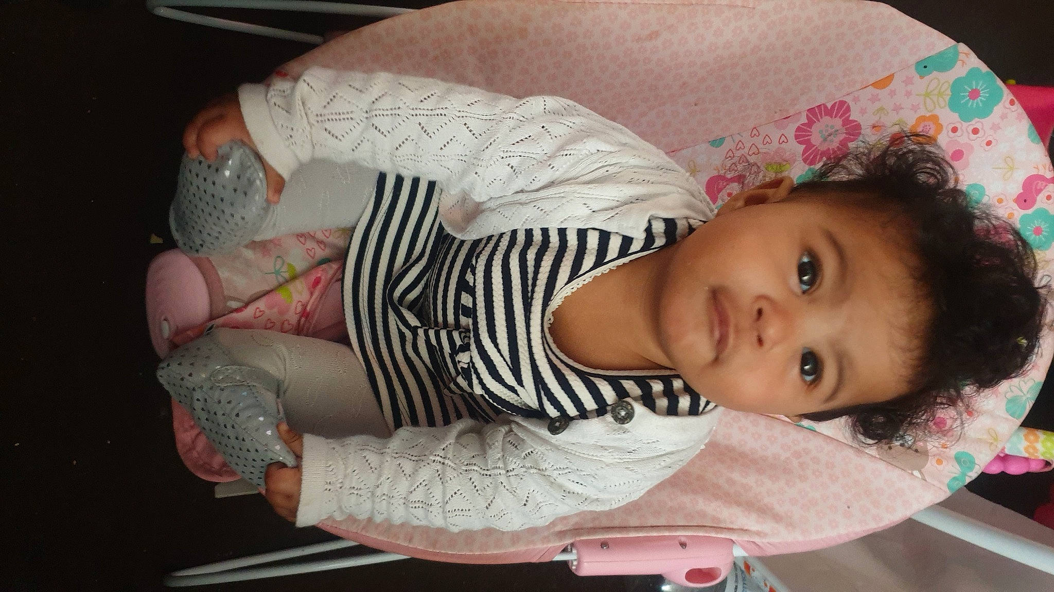 Emilee joined the competition — help win amazing prizes! baby, baby_toddler_clothing, cheek, child, finger, nail, person, pink, skin, thumb, toddler