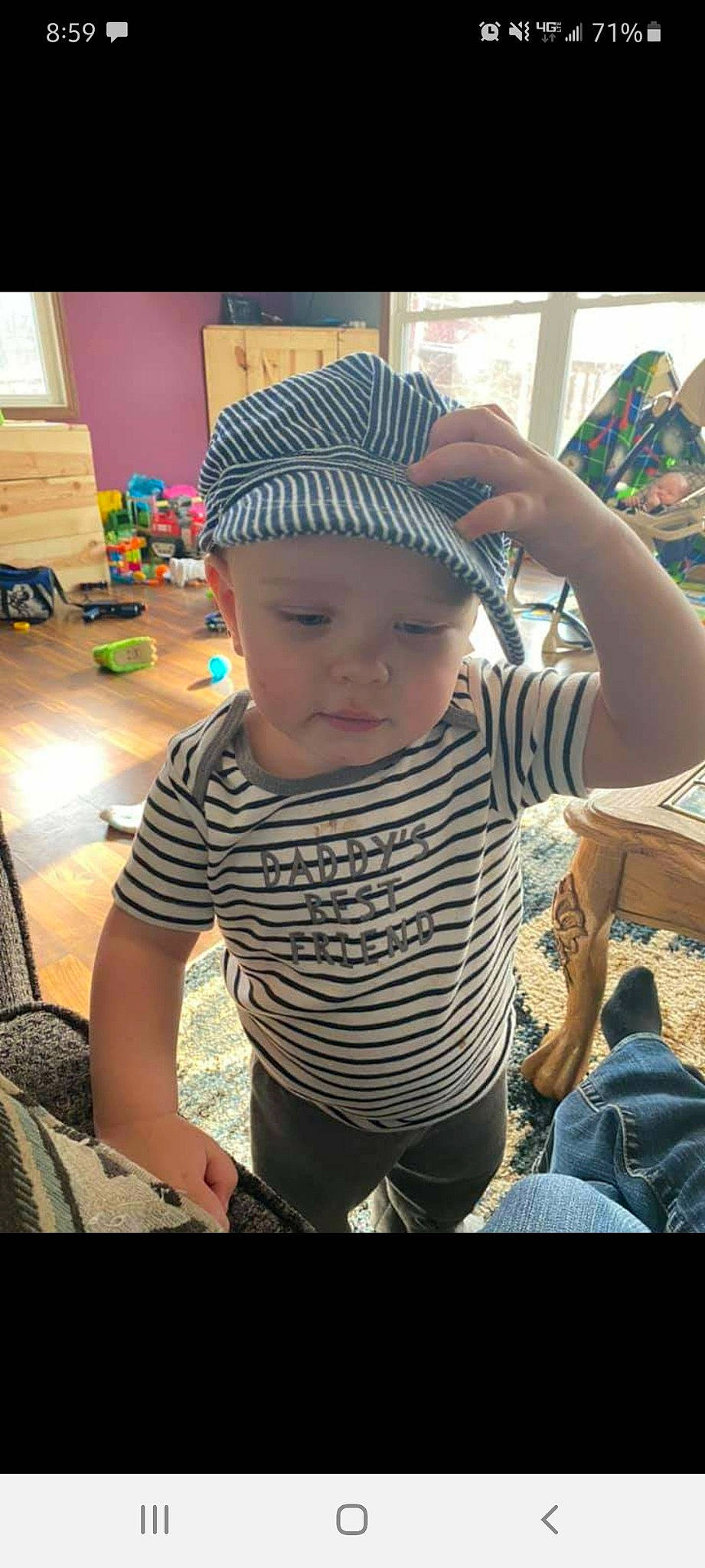 Kalvin joined the competition — help win amazing prizes! beanie, cap, child, cool, fashion_accessory, hat, headgear, headwear, knit_cap, person, play, smile, toddler