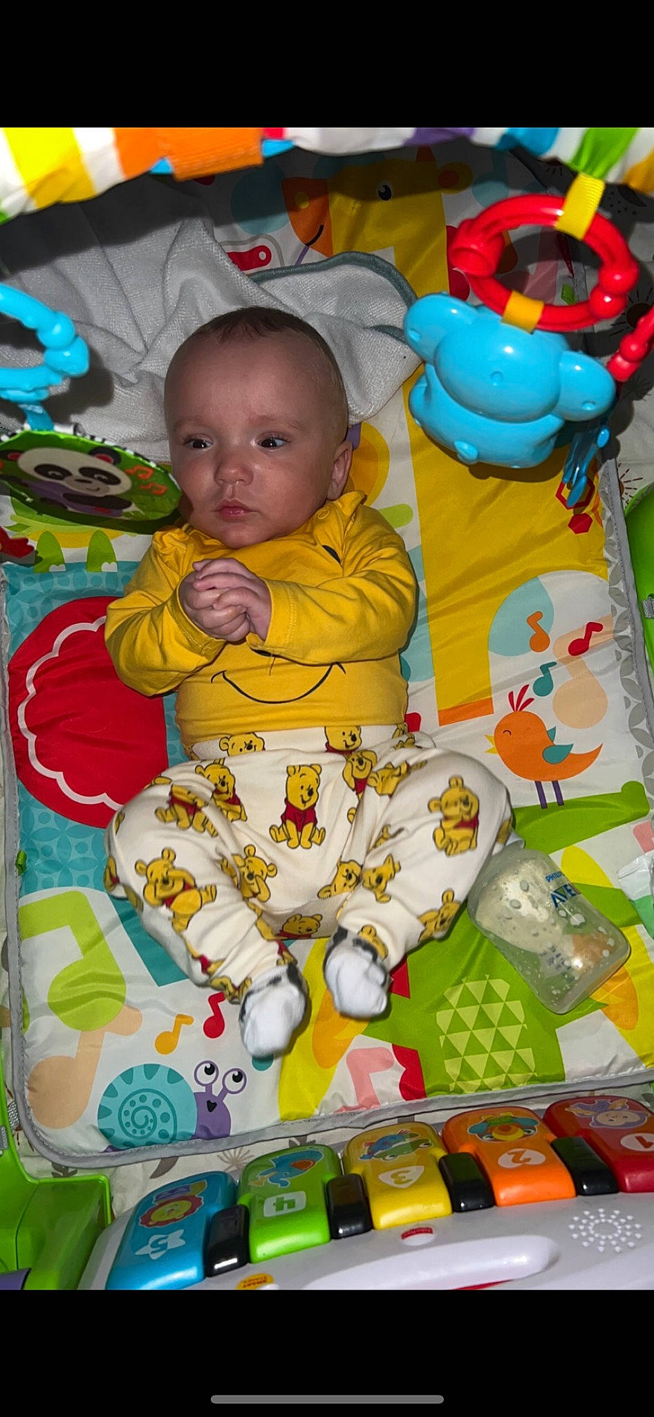 Jayden joined the competition — help win amazing prizes! baby, baby_products, baby_safety, baby_toddler_clothing, baby_toys, bedding, bib, cheek, child, event, fun, happy, linens, person, play, room, stuffed_toy, textile, toddler, toy