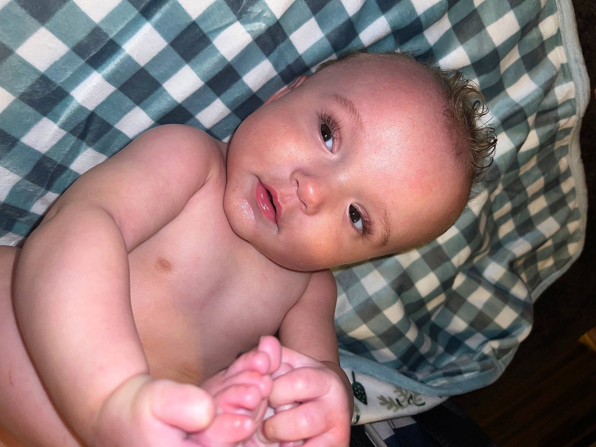 Jayden is registered to the contest to win money with this photo: baby, cheek, chest, chin, eye, eyebrow, eyelash, facial_expression, finger, fun, gesture, happy, iris, lip, mouth, muscle, nose, person, skin, thumb