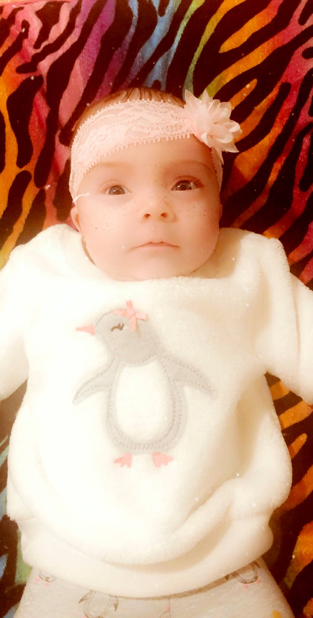 Ava Presley is registered to the contest to win money with this photo: baby, cheek, child, face, hair_accessory, head, person, skin, smile, toddler