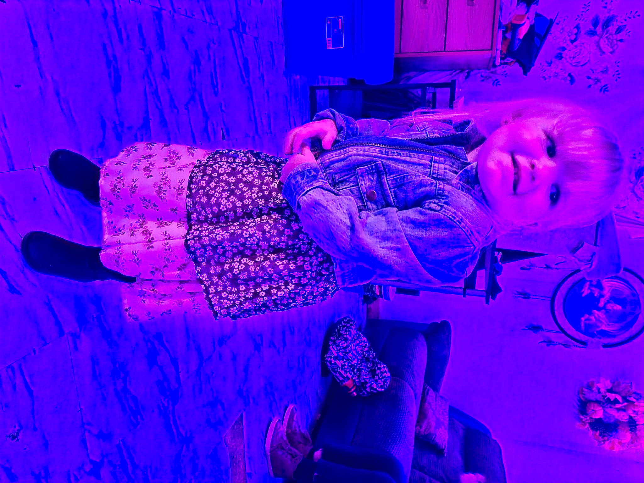 Breonna is registered to the contest to win money with this photo: blue, chair, electric_blue, entertainment, event, fashion_design, fun, hat, joy, magenta, performance, performance_art, performing_arts, person, pink, plant, public_event, purple, red, stage