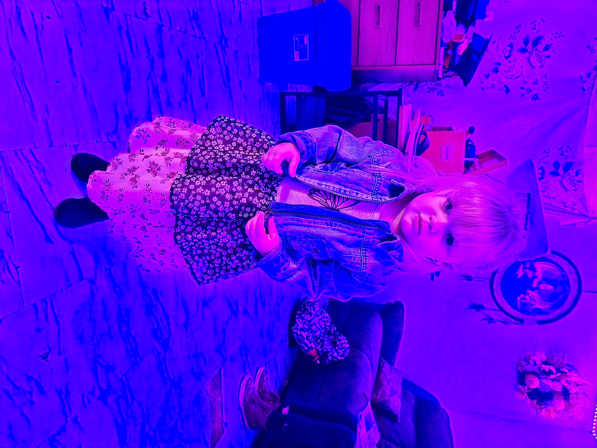 Breonna is registered to the contest to win money with this photo: art, blue, electric_blue, entertainment, event, fashion_design, fun, graphics, magenta, performance, performance_art, performing_arts, person, pink, plant, public_event, purple, stage, tree, violet