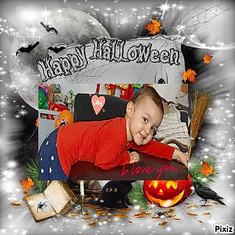 Leeroy a rejoint le concours — aidez-le/la à gagner de superbes lots ! baby_toddler_clothing, child, christmas, christmas_decoration, christmas_eve, event, fictional_character, font, graphics, happy, holiday, orange, person, photo_caption, smile, toddler