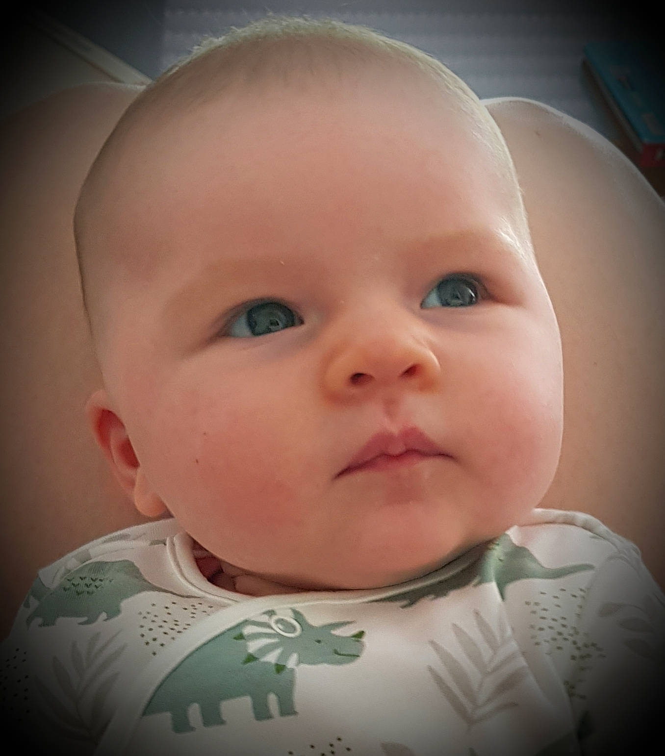 Lucie participe au concours pour gagner de l'argent avec cette photo : baby, baby_toddler_clothing, cheek, child, collar, dress, ear, eyebrow, eyelash, flash_photography, happy, iris, lip, nail, nose, person, sitting, skin, sleeve, smile