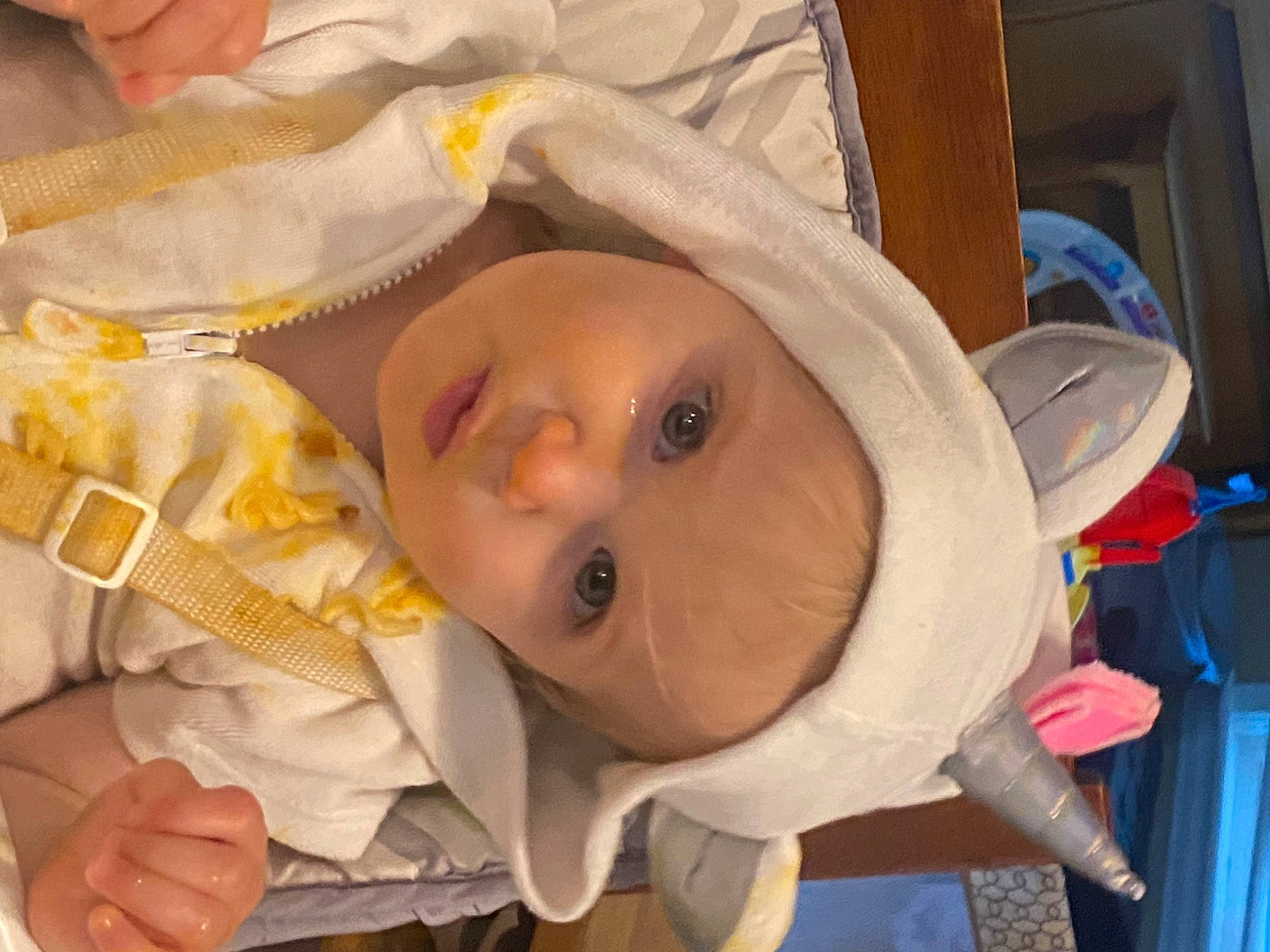 Maggie joined the competition — help win amazing prizes! baby, baby_products, baby_toddler_clothing, cheek, child, ear, eye, eyelash, happy, hat, headwear, iris, lip, mouth, nose, person, skin, smile, toddler