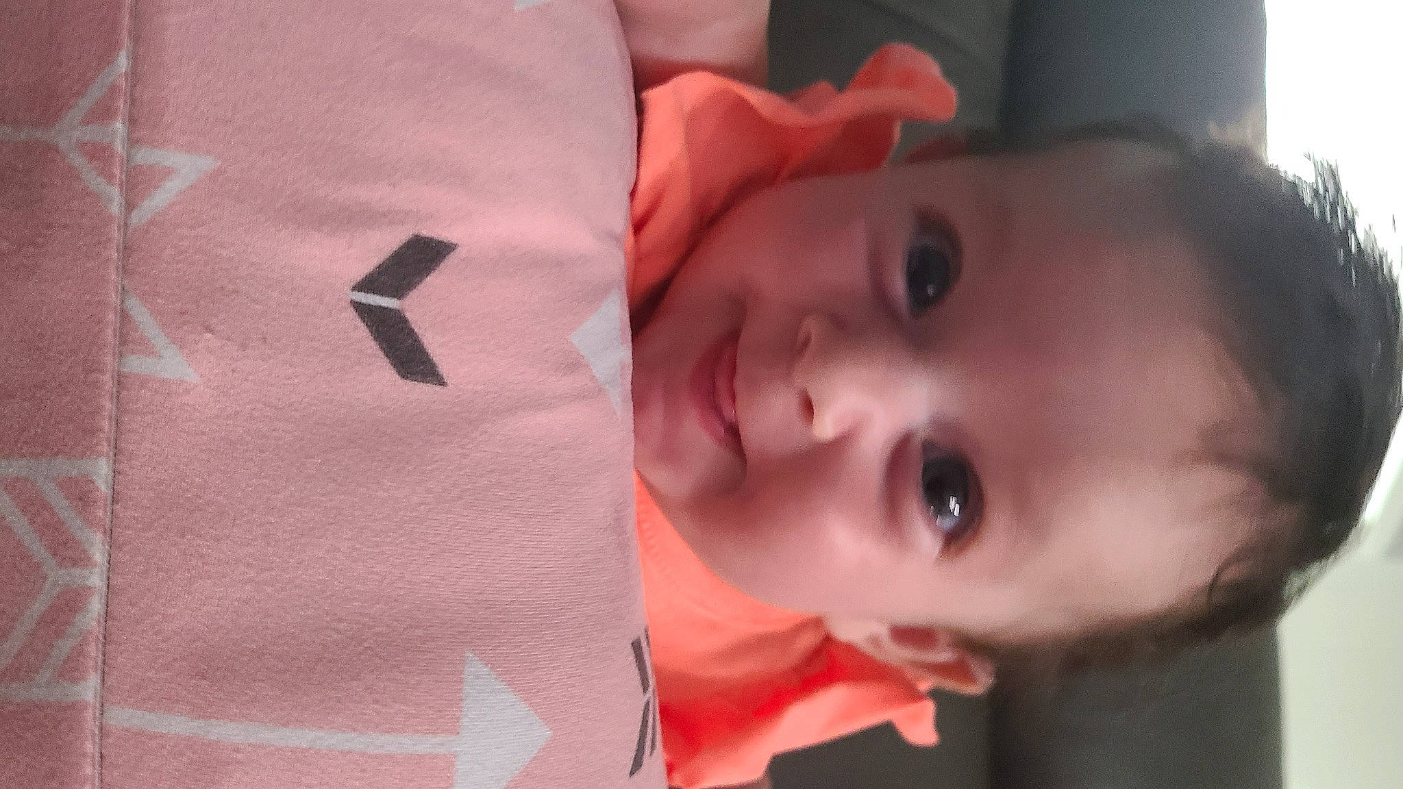 Kelsey is registered to the contest to win money with this photo: baby, baby_toddler_clothing, cheek, child, chin, close_up, eyebrow, eyelash, flash_photography, forehead, happy, iris, lip, mouth, nose, person, product, skin, sleeve, smile