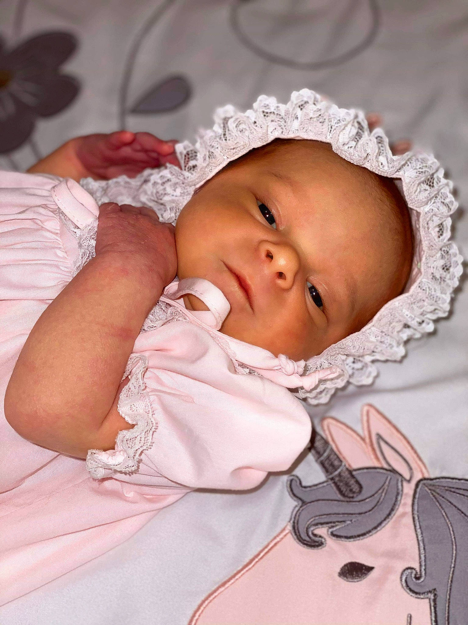 Emillia joined the competition — help win amazing prizes! baby, baby_products, baby_sleeping, birth, cheek, child, headgear, nose, person, photography, pink, product, skin, toddler