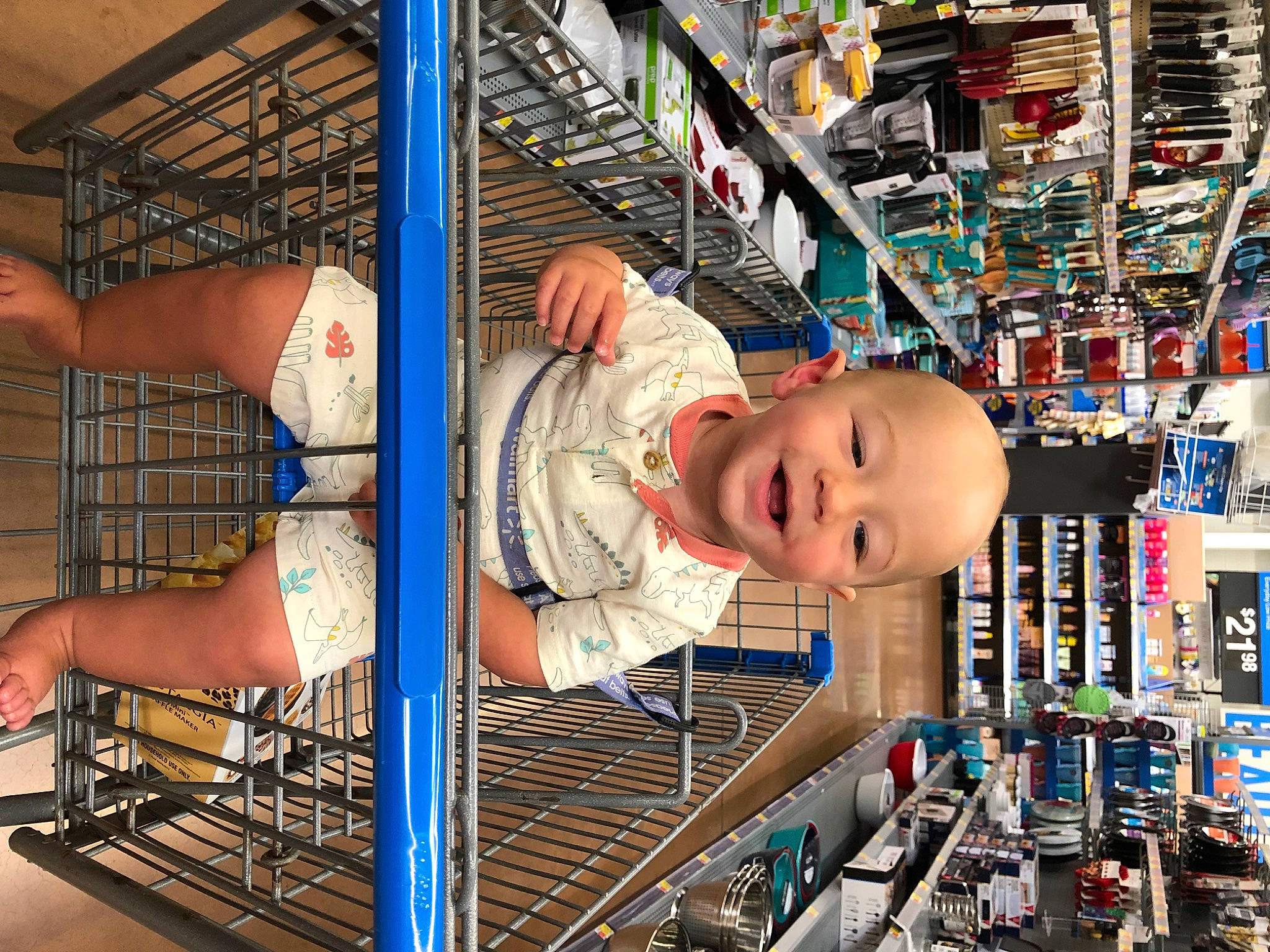 Reed joined the competition — help win amazing prizes! baby, child, city, convenience_store, customer, fun, grocery_store, hat, joy, leisure, market, person, retail, room, service, shelf, shelving, shopping, smile, supermarket