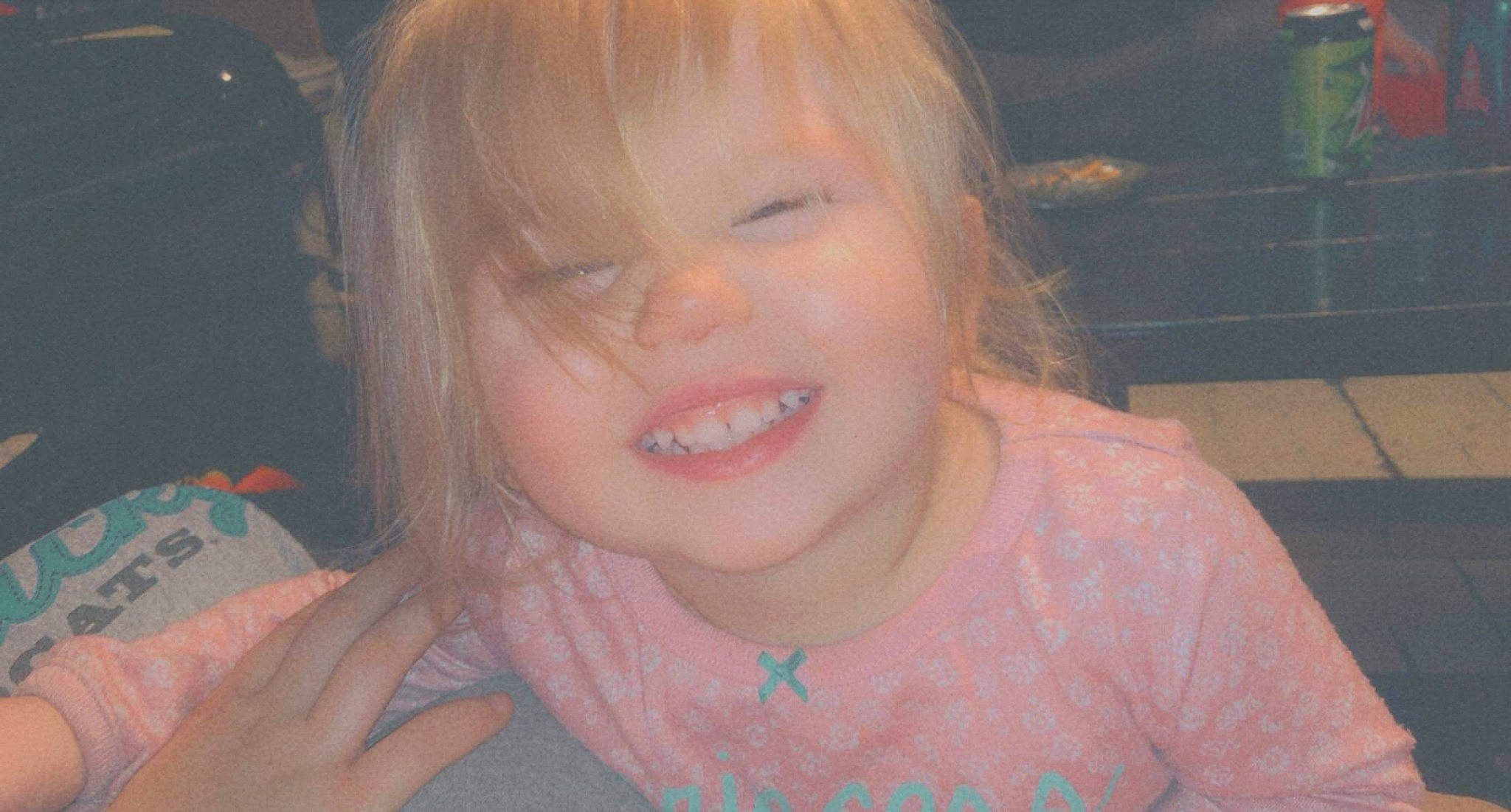 Harper is registered to the contest to win money with this photo: beauty, cheek, chin, eyebrow, eyelash, facial_expression, forehead, fun, hair, hairstyle, iris, jaw, joy, lip, mouth, nose, organ, person, skin, toddler