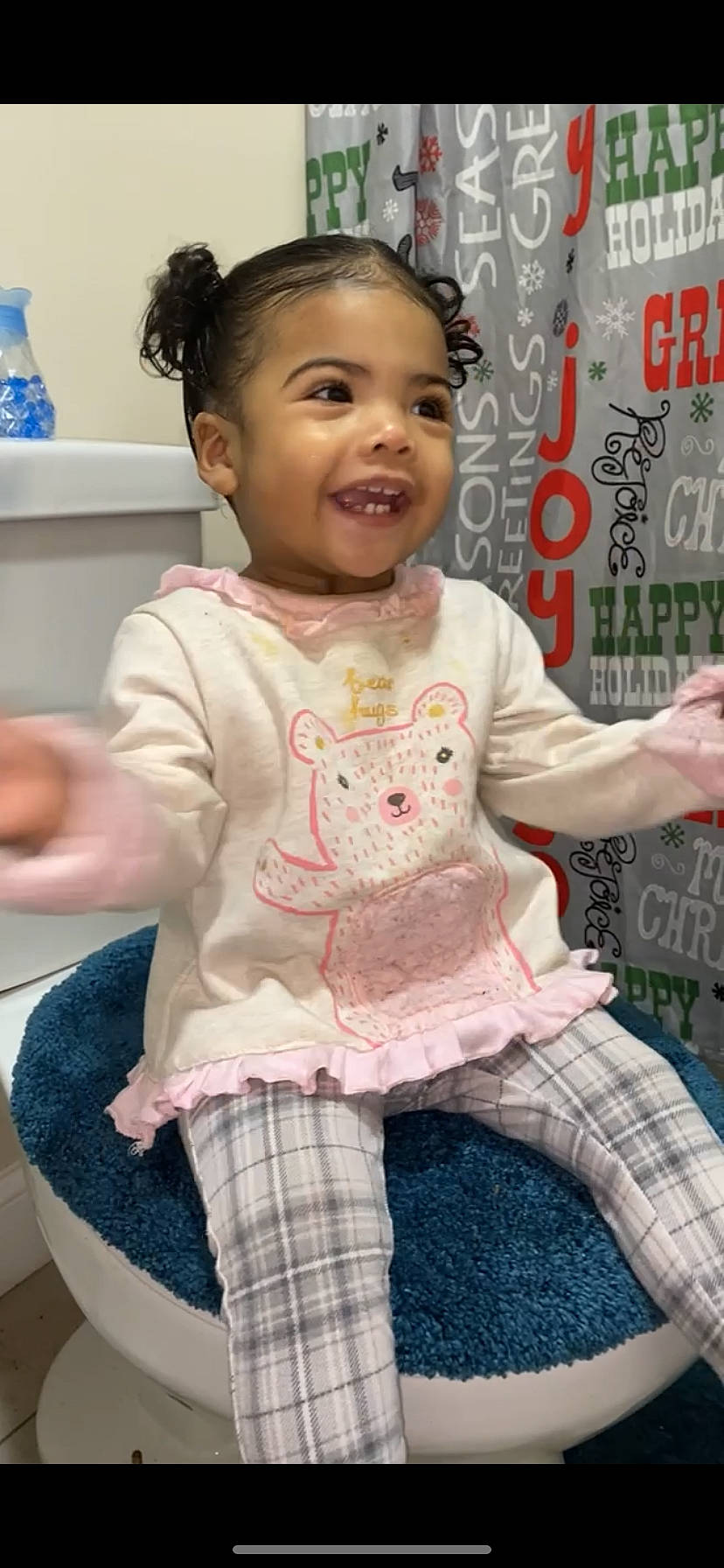 Katalaya joined the competition — help win amazing prizes! baby, baby_toddler_clothing, child, craft, eye, hair_accessory, headband, knitting, nose, pattern, person, pink, plastic_bottle, sitting, sock, toddler, water_bottle, wool, woolen