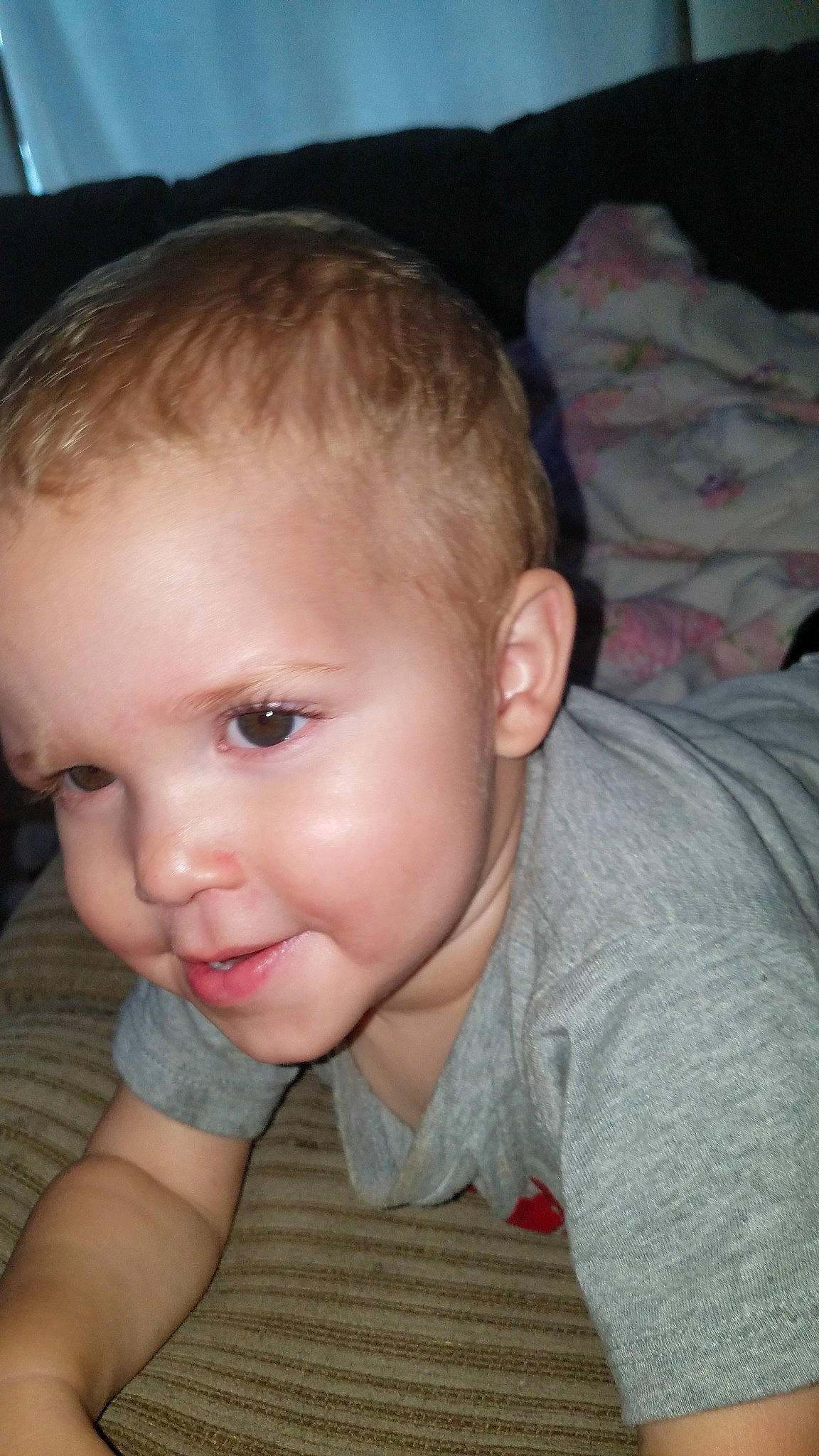 Kaiden joined the competition — help win amazing prizes! baby, cheek, child, chin, ear, eye, eyebrow, face, forehead, hair, head, jaw, lip, mouth, neck, nose, organ, person, skin, smile