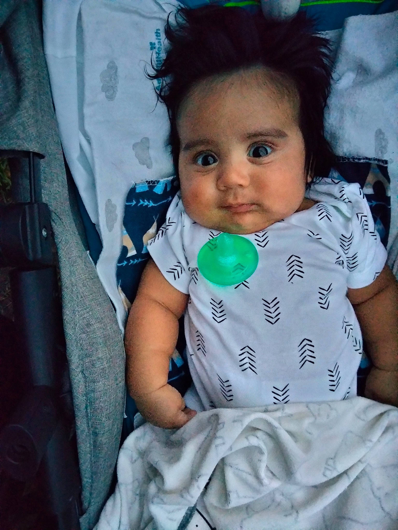 David Daniel Colon joined the competition — help win amazing prizes! baby, baby_toddler_clothing, cheek, child, chin, comfort, cool, eye, finger, flash_photography, hairstyle, hand, happy, iris, person, product, skin, sleeve, standing, t_shirt