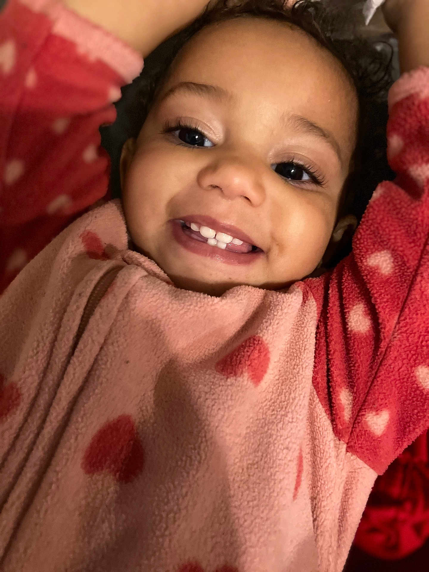 Aria is registered to the contest to win money with this photo: baby, babylaughing, dimples, face, happy, head, person, photography, portrait, smile